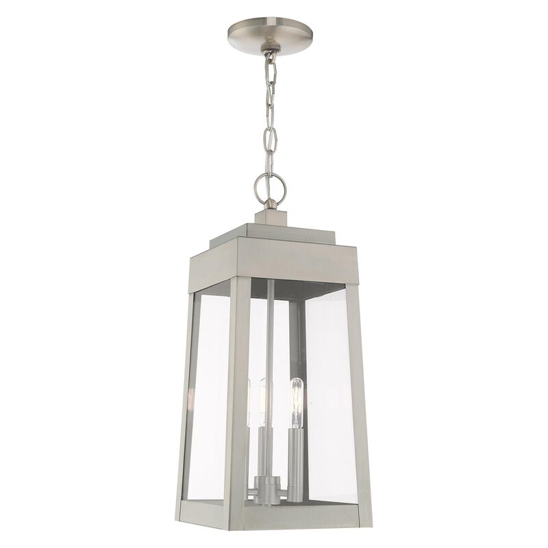Oslo 19 Inch Tall 3 Light Outdoor Hanging Lantern by Livex Lighting - Clearance
