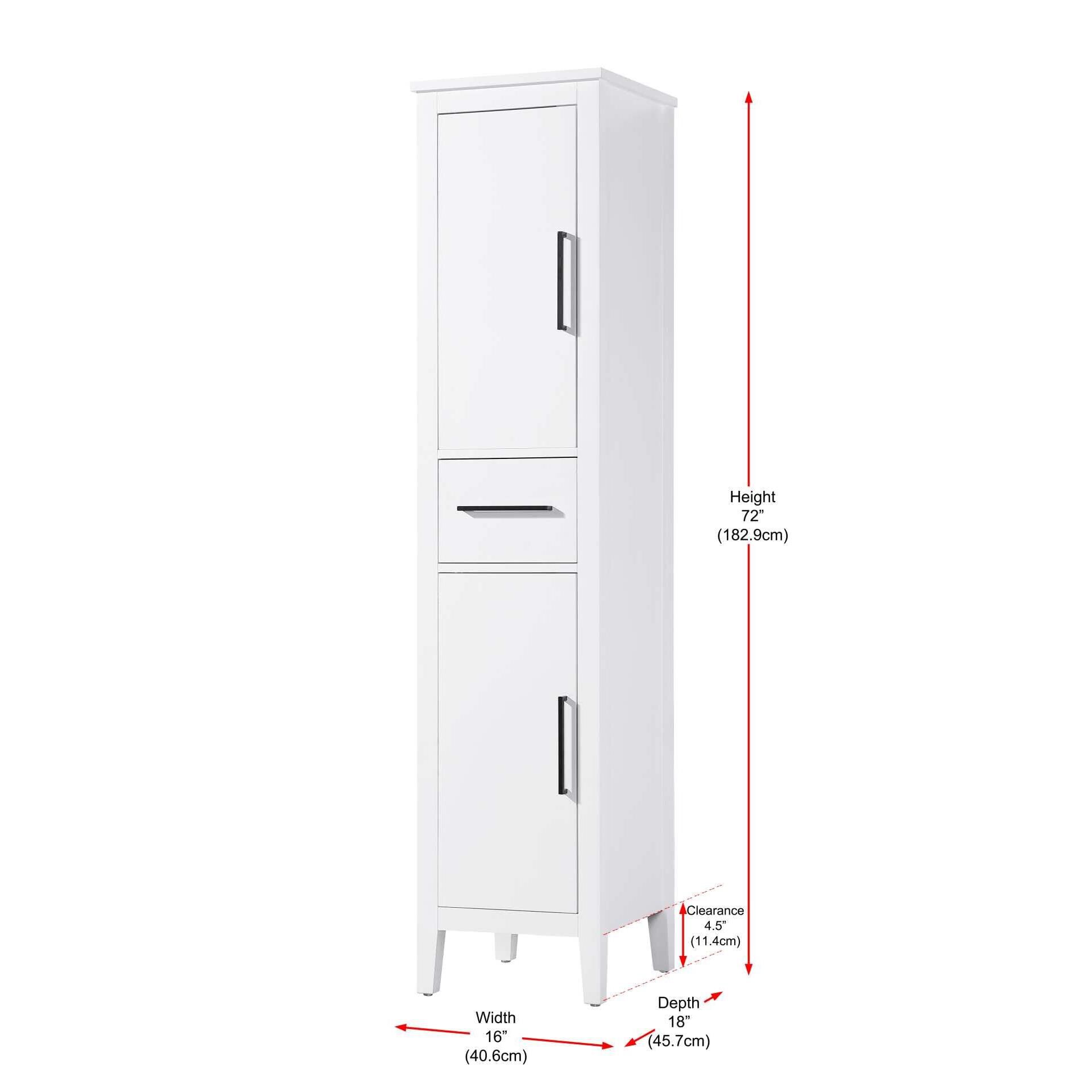 Shown in White finish