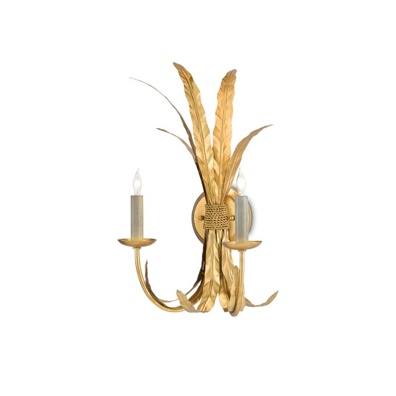 Bunny Williams Bette Medium 2 Light Wall Sconce by Currey & Company