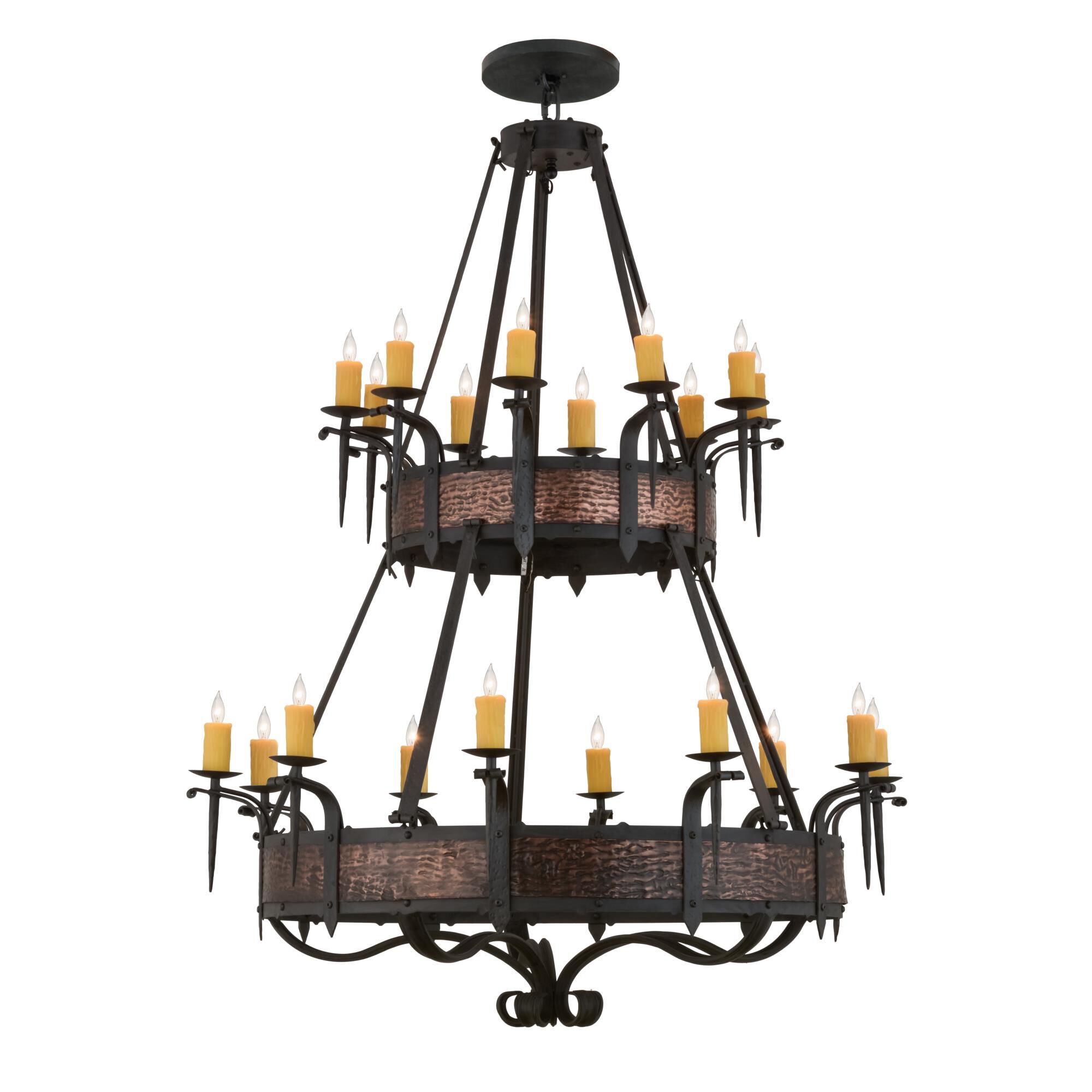 Shown in Wrought Iron finish