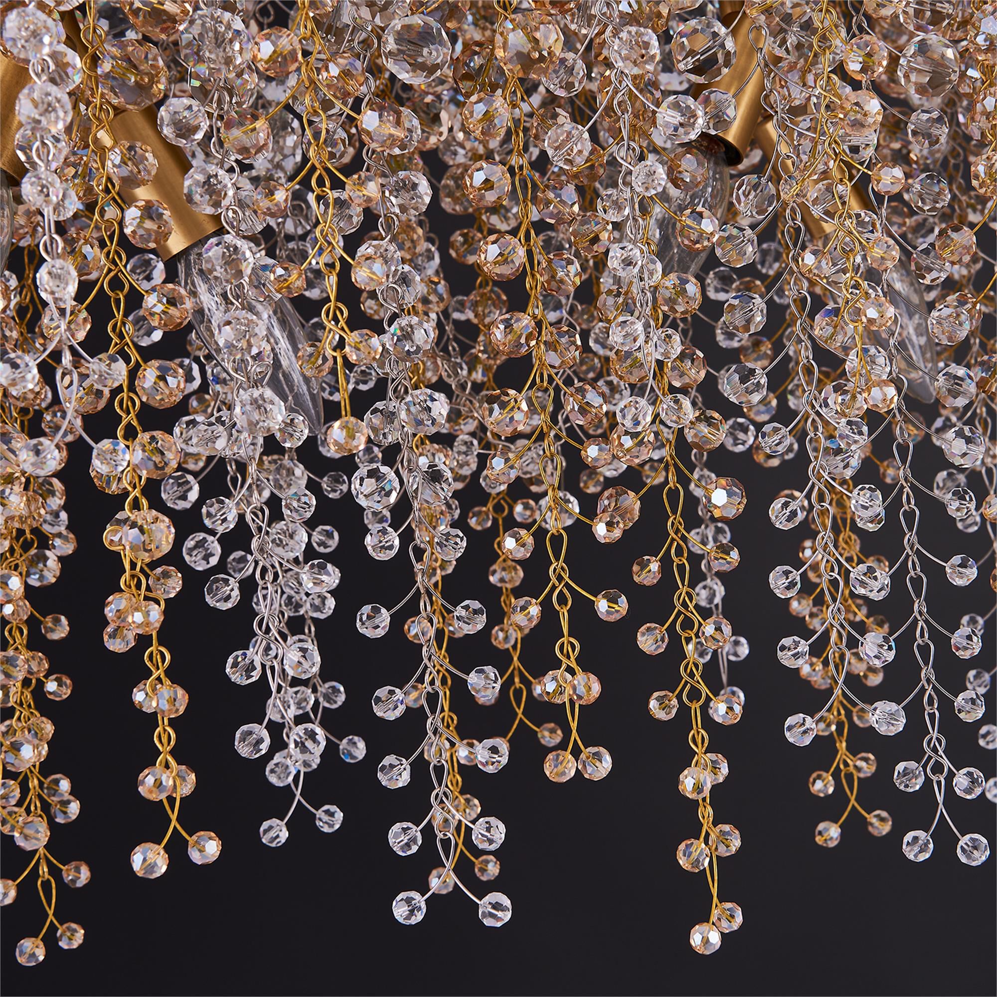 Fuji Large Linear Chandelier,