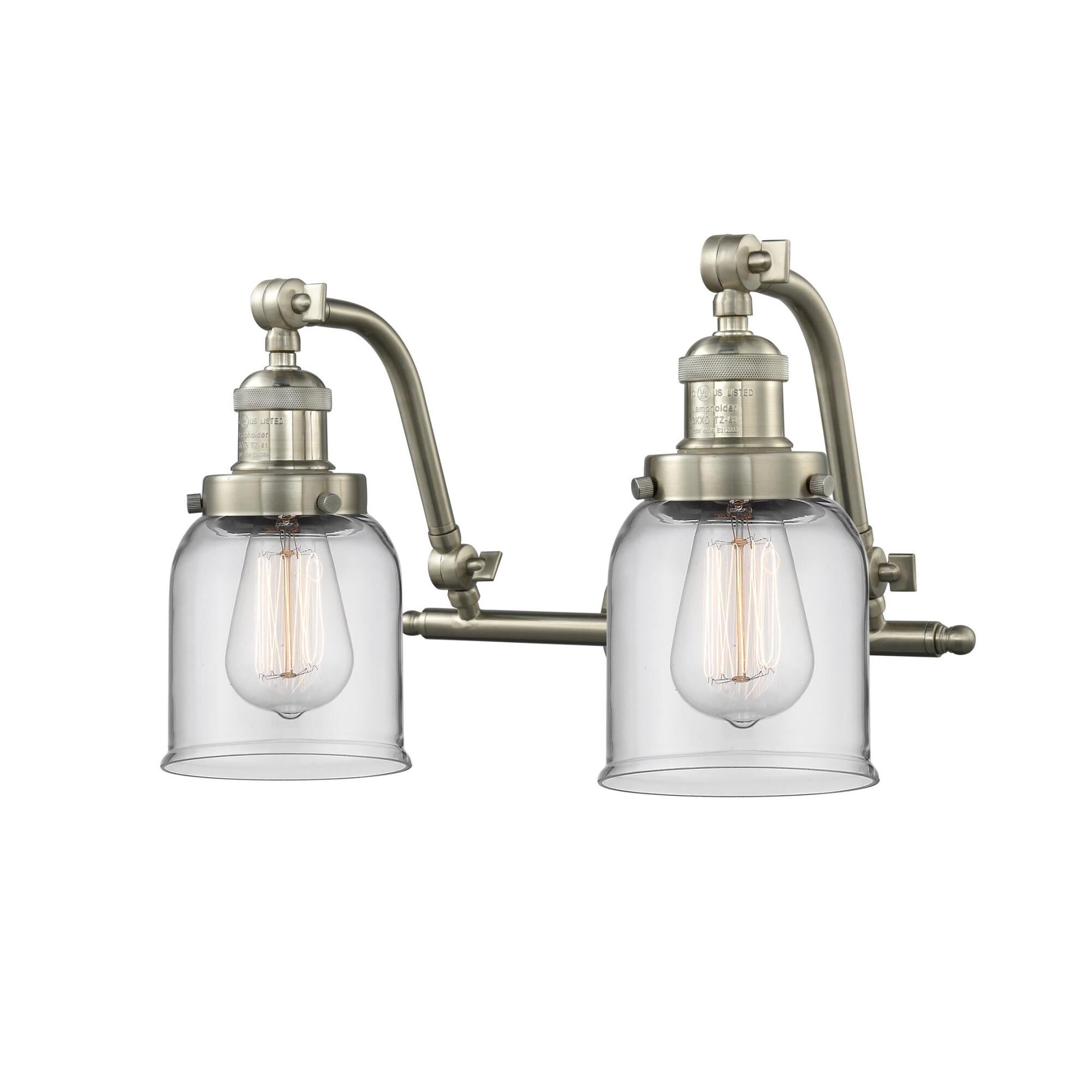 Bruno Marashlian Small Bell 18 Inch 2 Light Bath Vanity Light by Innovations Lighting