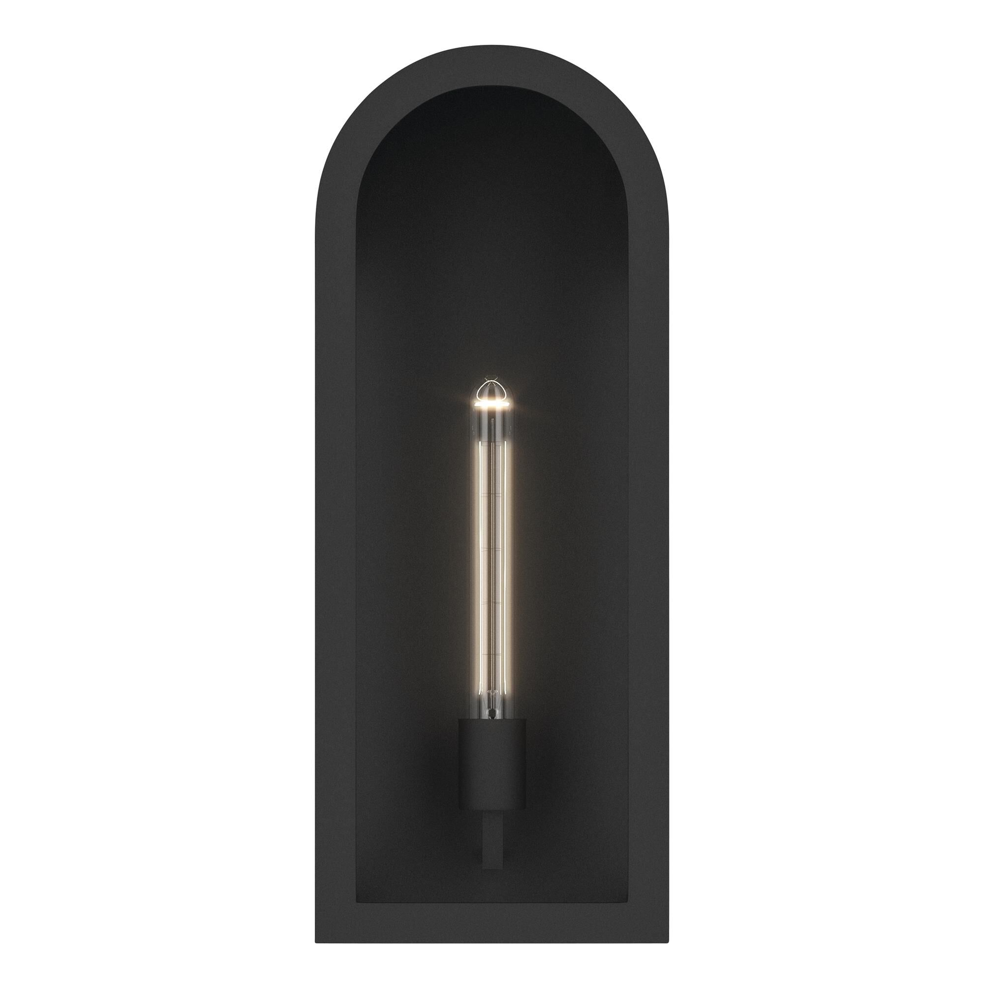 Shown in Textured Black finish and Clear glass
