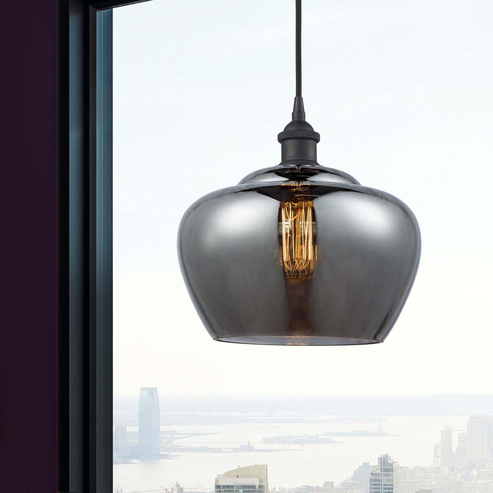 Shown in Matte Black finish and Plated Smoke glass