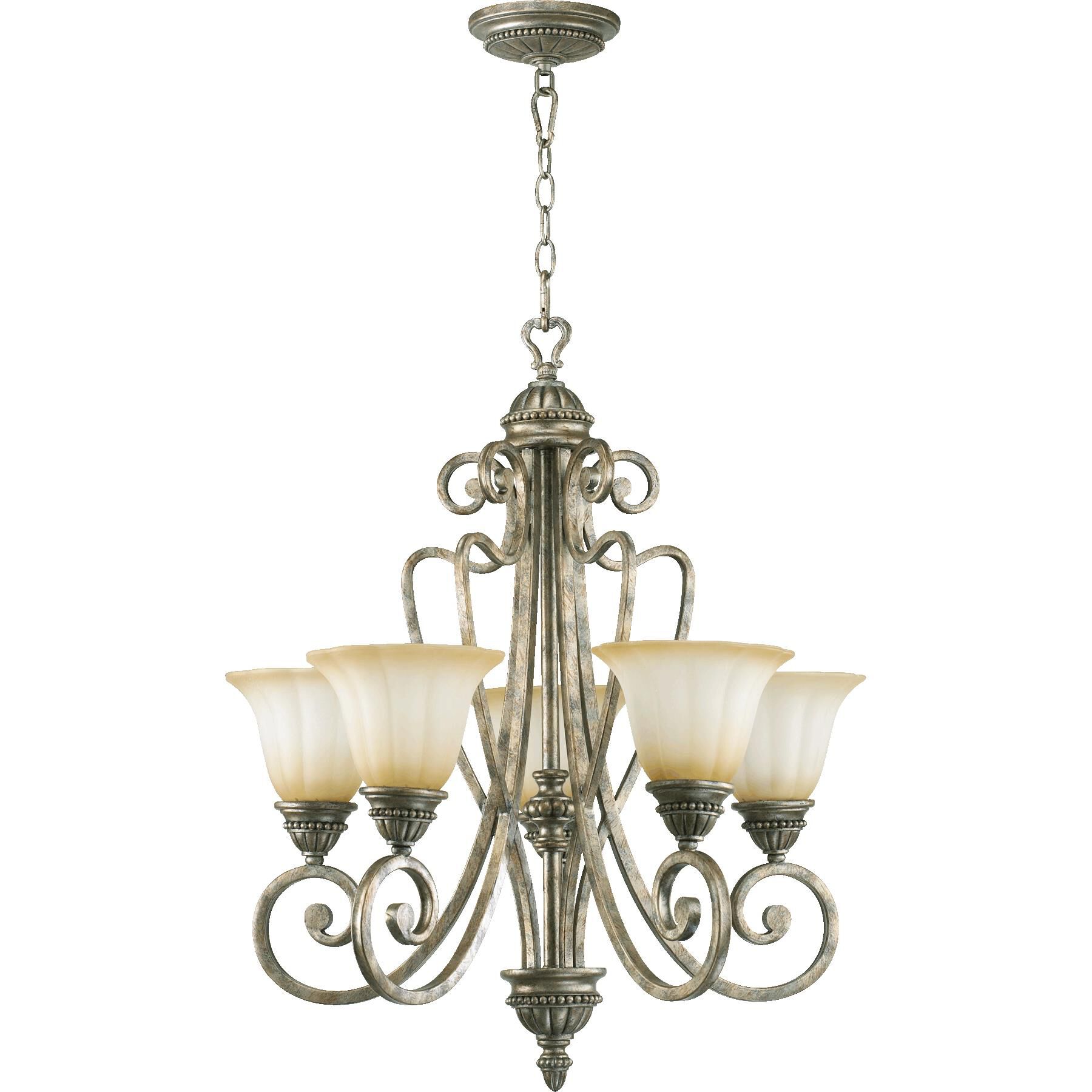 Summerset 24 Inch 5 Light Chandelier by Quorum International