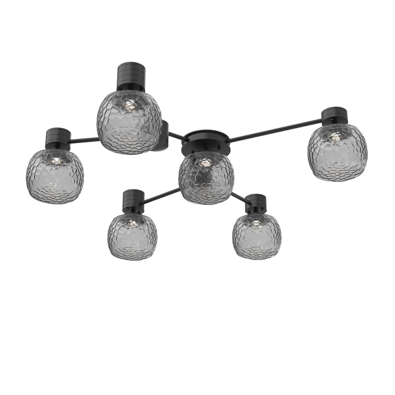 Levi Wilson Vessel 37 Inch Semi Flush Mount by Hammerton Studio
