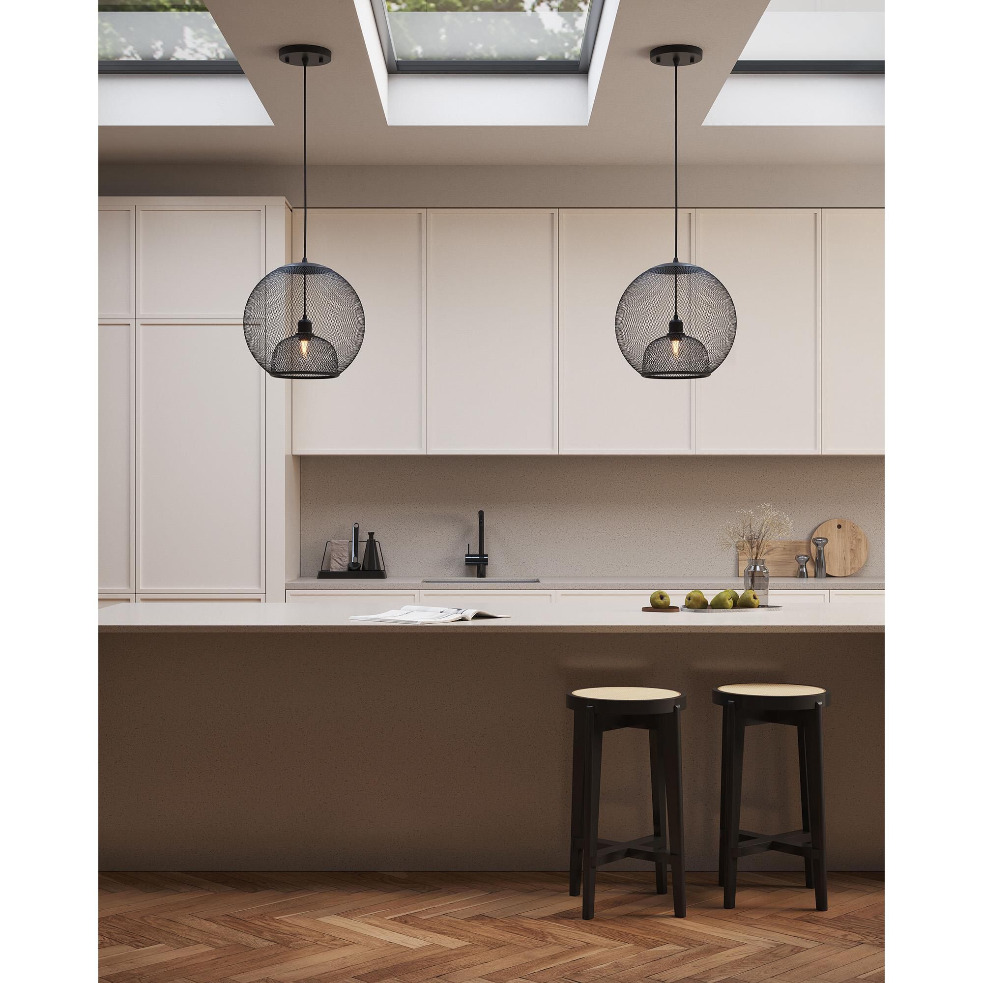 Shown in Black finish
