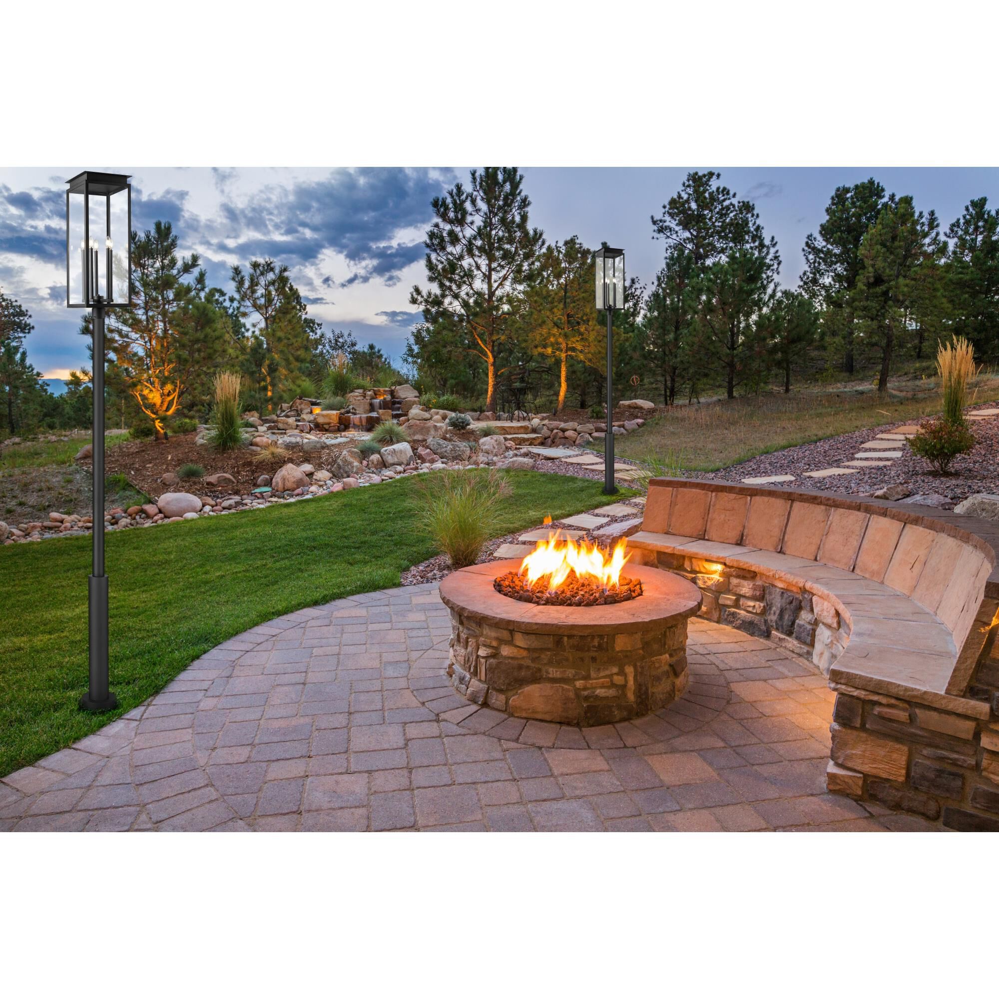 Nova 130 Inch Outdoor Post Lamp by Z Lite