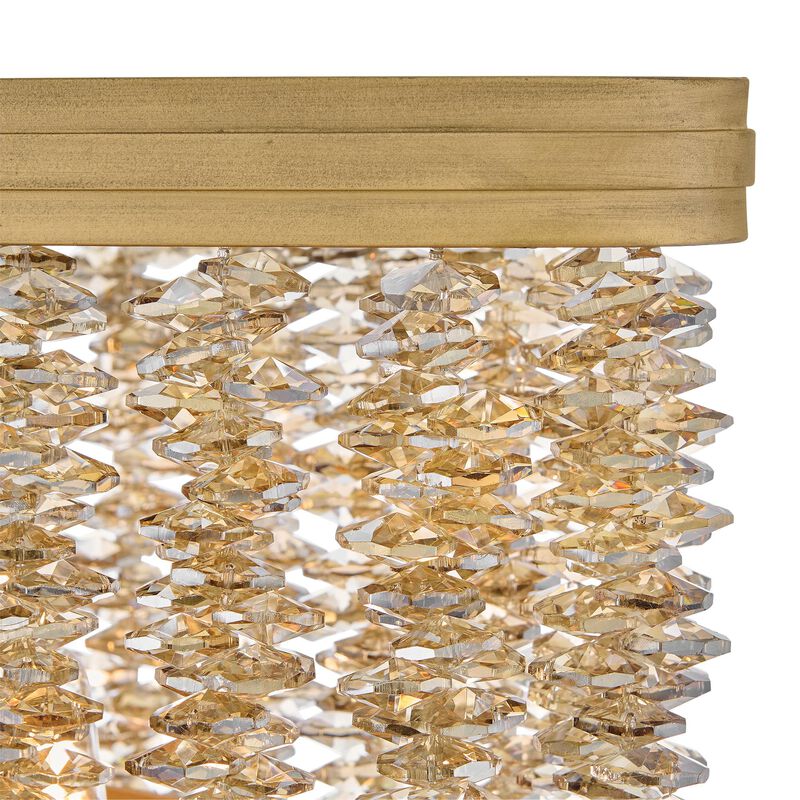 Rubina Medium Linear Chandelier by Fredrick Ramond