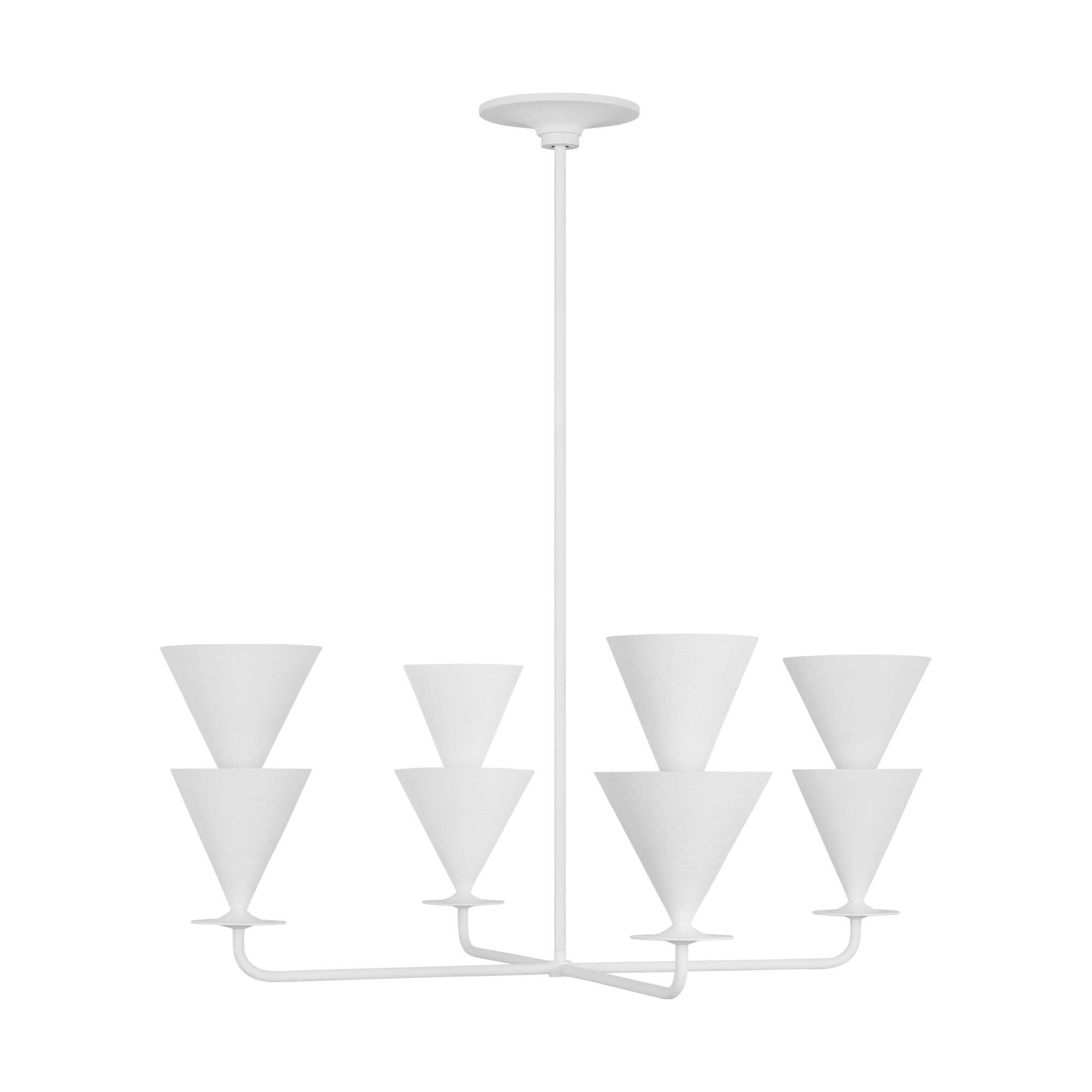 Shown in Cast Plaster finish and Cast Plaster Steel s shade