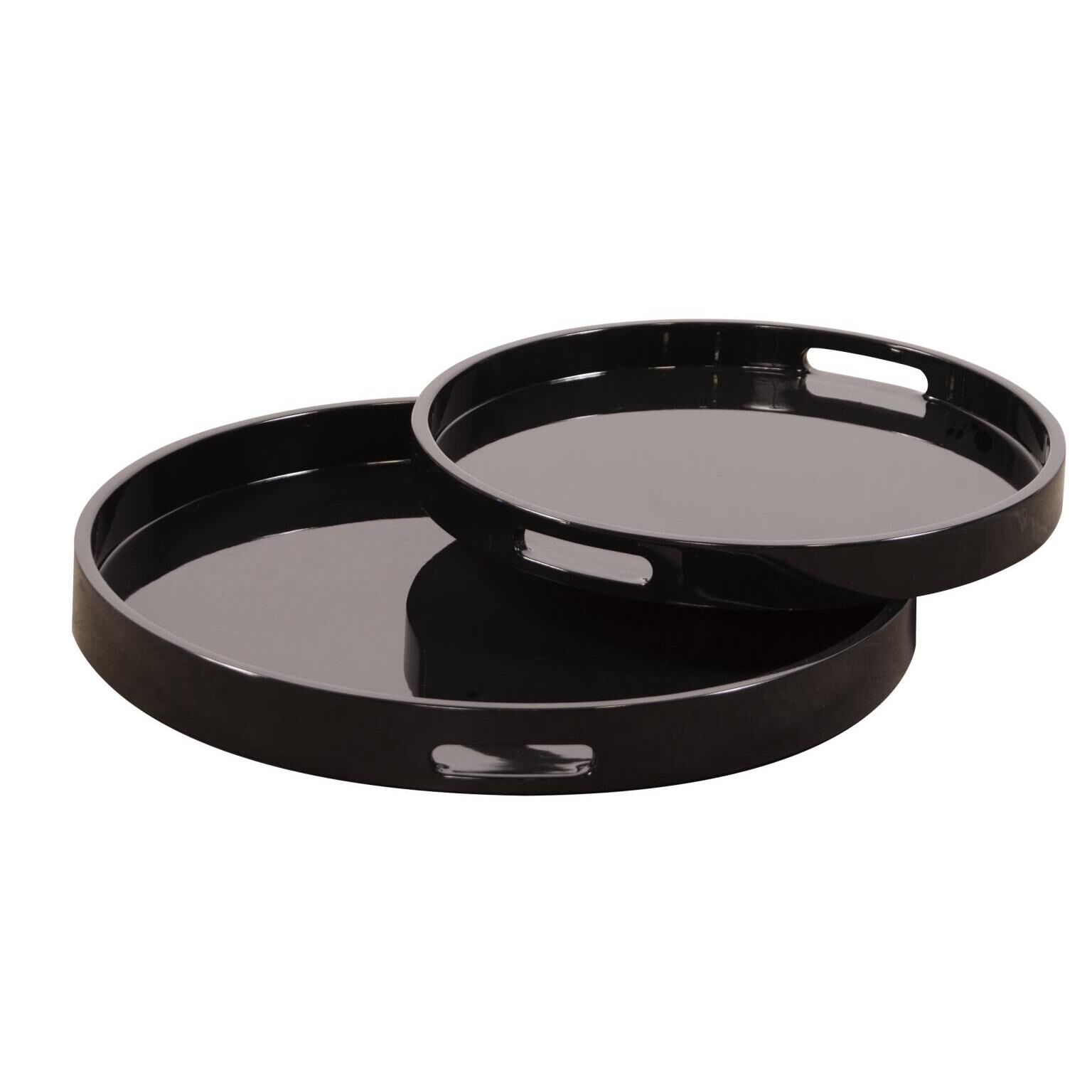 Lacquer Round Tray by Howard Elliott Collection