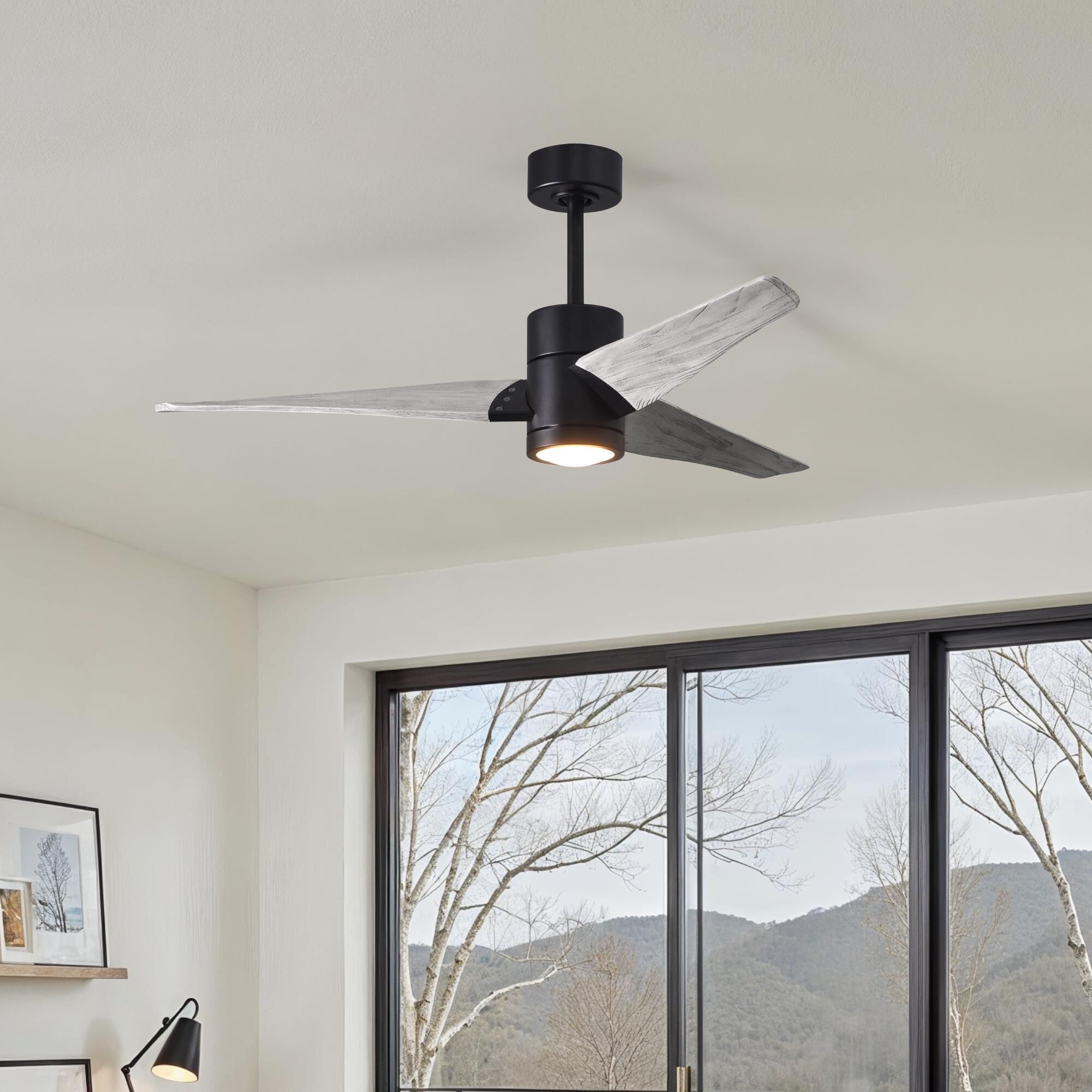 Super Janet 52 Inch Ceiling Fan with Light Kit by Matthews Fan Company
