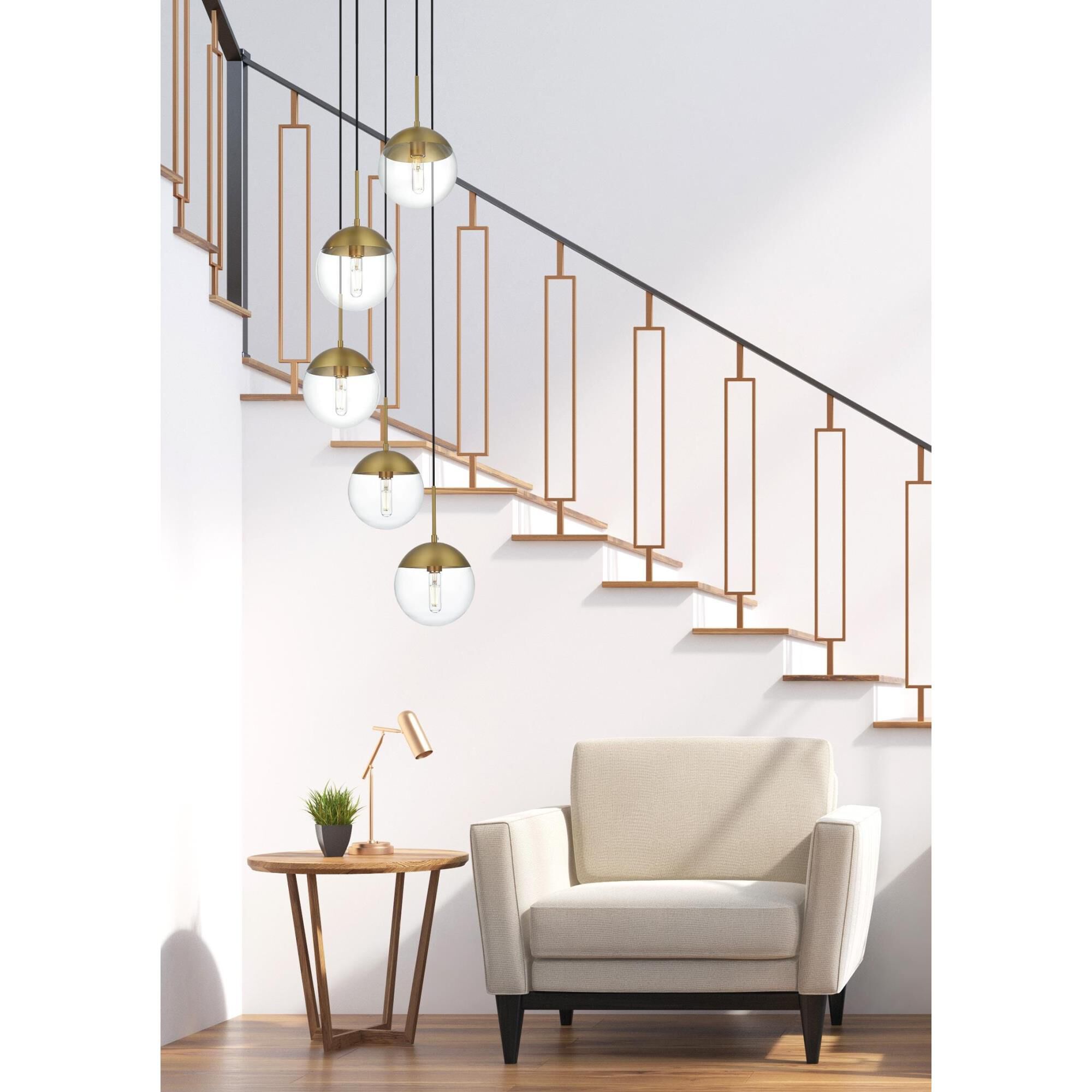 Shown in Satin Gold And Clear finish