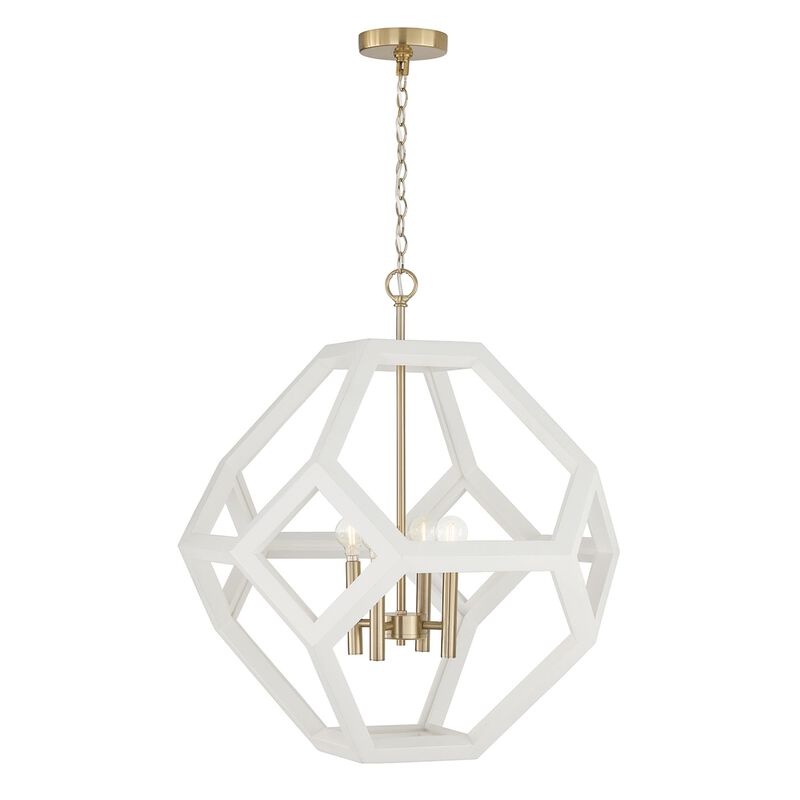 Geo 24 Inch Cage Pendant by Capital Lighting