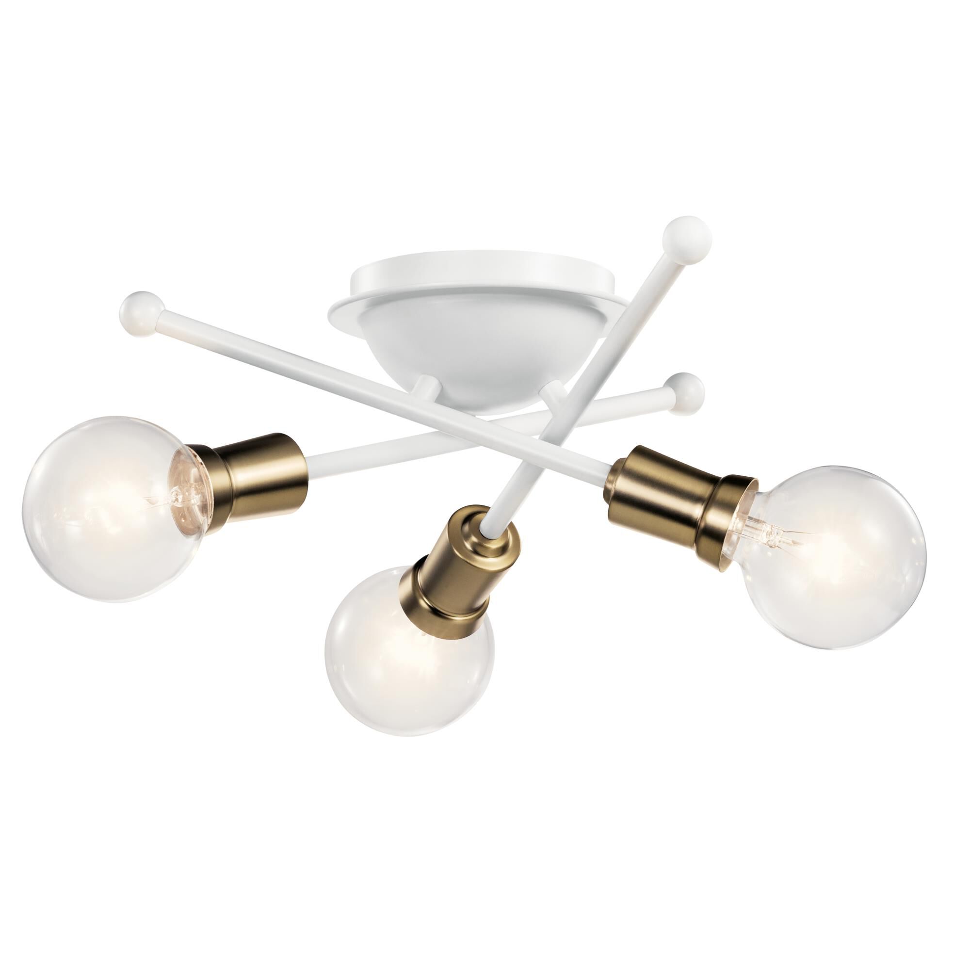 Shown in White finish