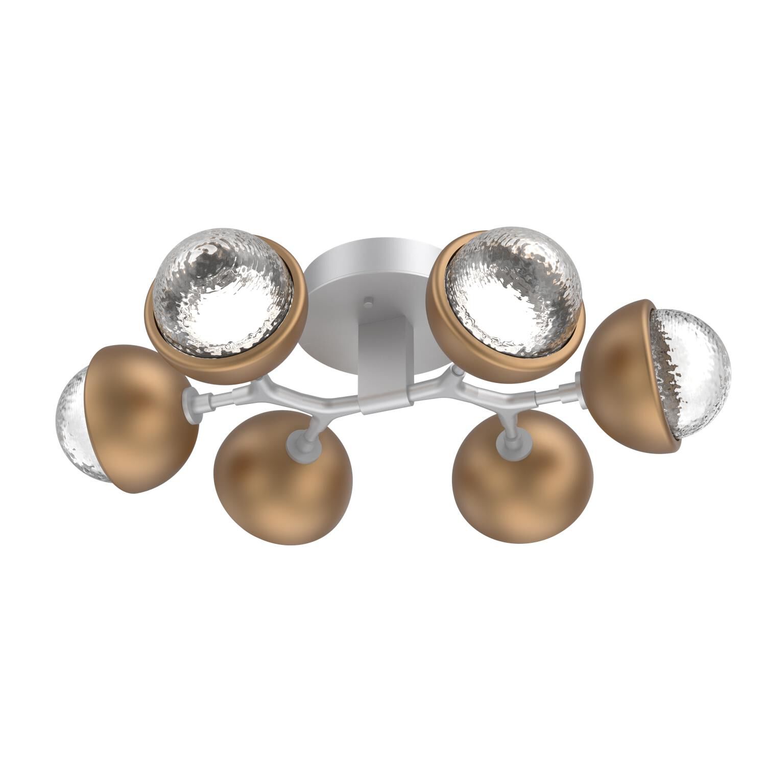 Levi Wilson Cabochon 27 Inch Flush Mount by Hammerton Studio
