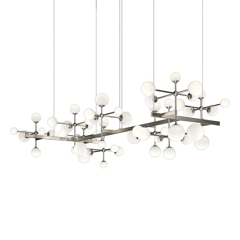 Nebula 96 Inch Linear Suspension Light by SONNEMAN