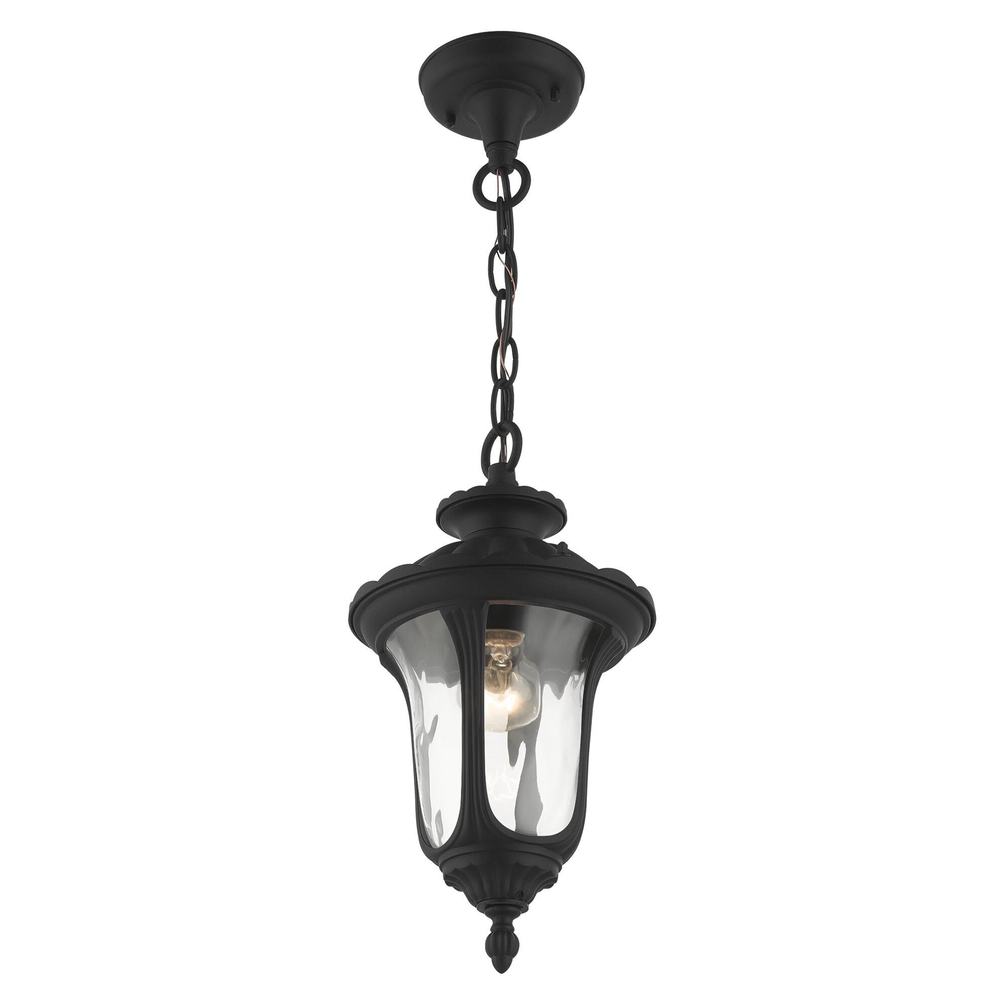 Livex Lighting Oxford 14 Inch Tall Outdoor Hanging Lantern