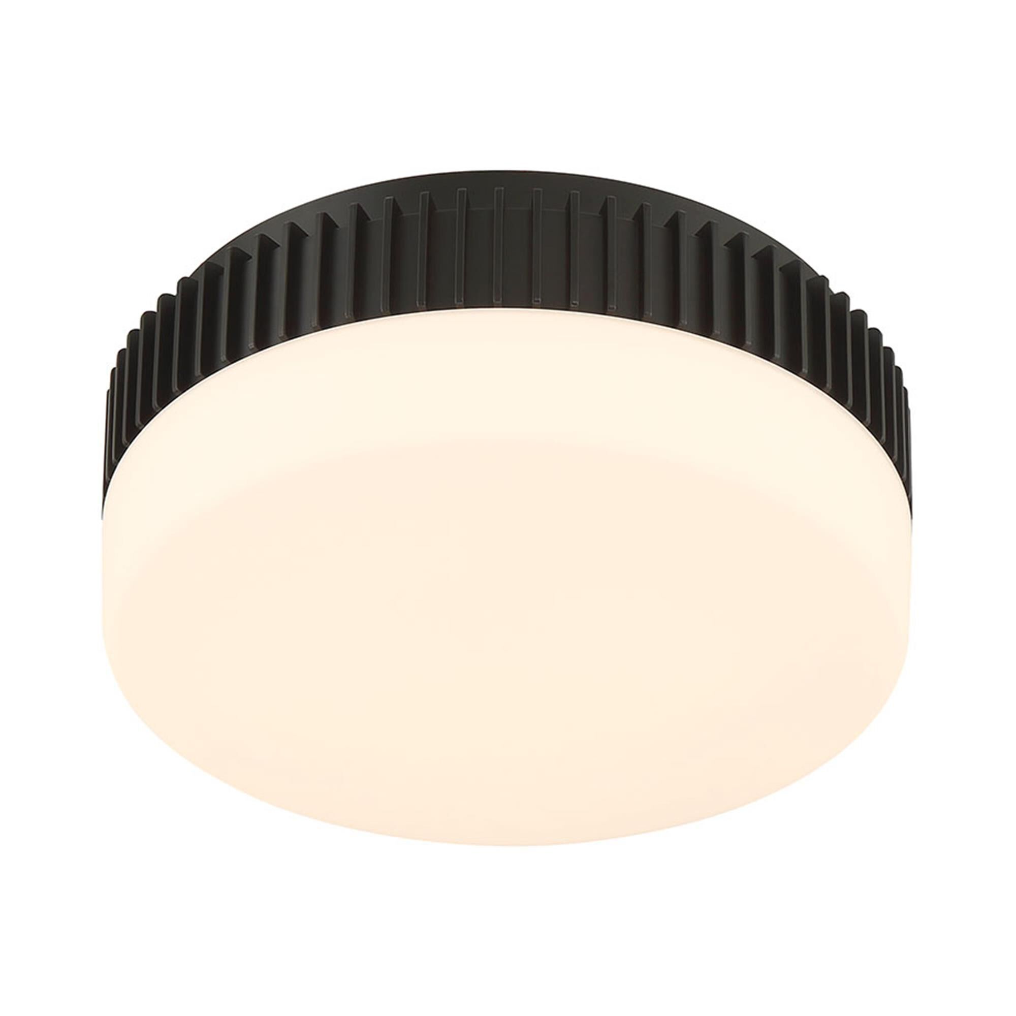 Shown in Matte Black finish and Opal Etched glass