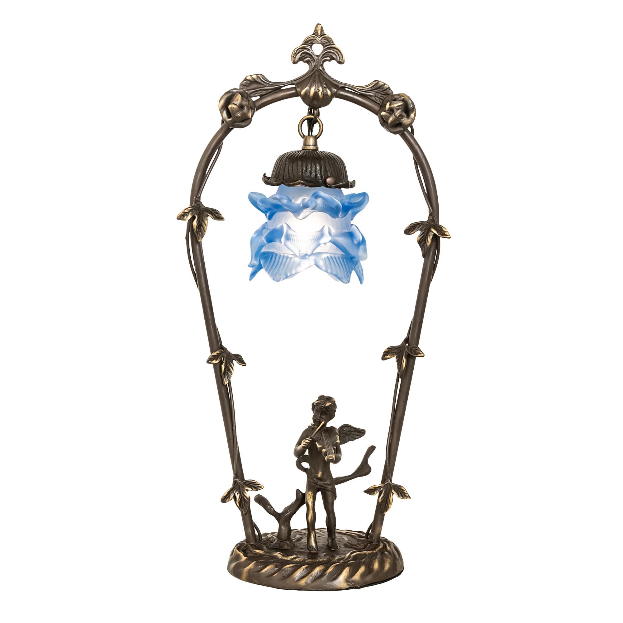 Blue Cherub 19 Inch Accent Lamp by Meyda Lighting