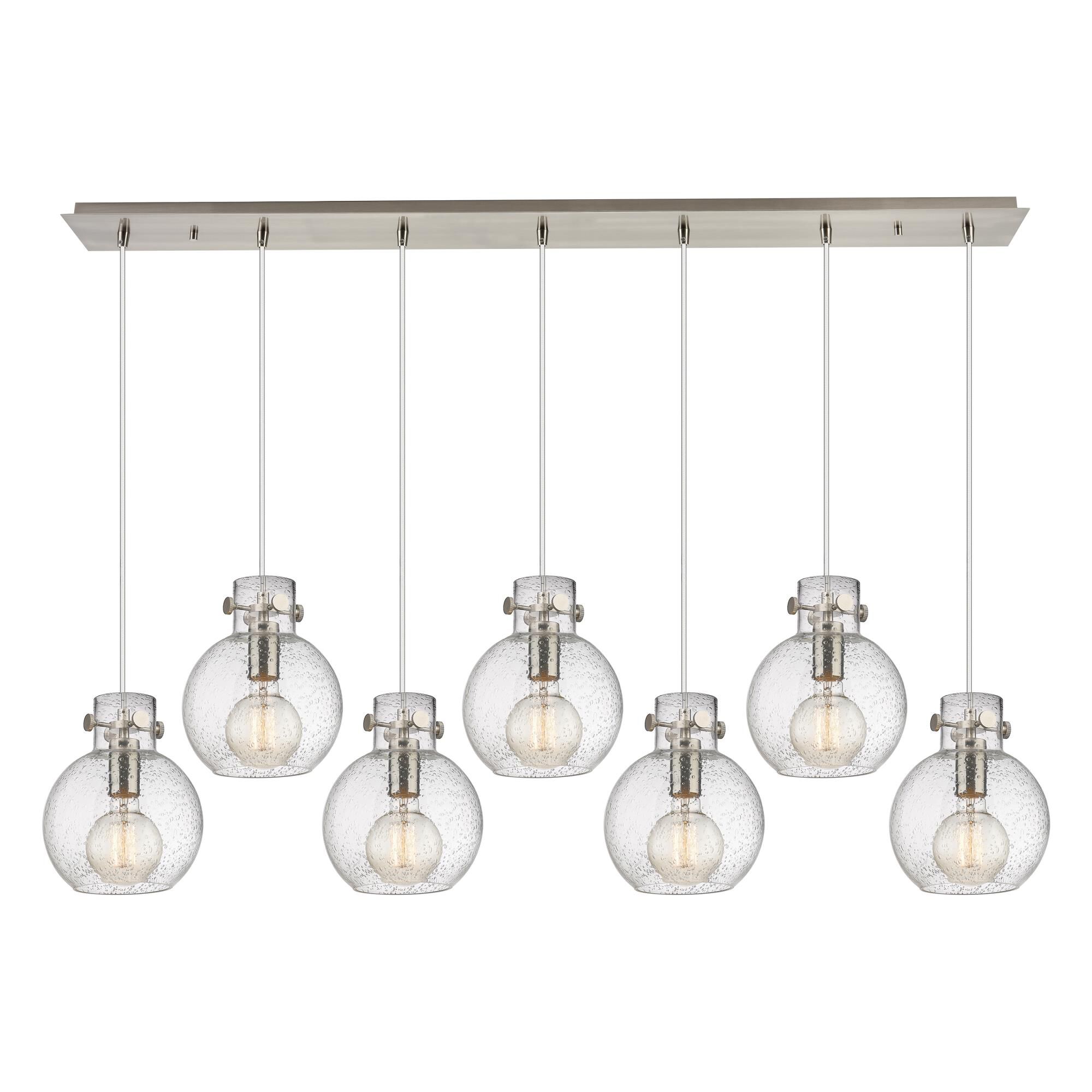 Bruno Marashlian Newton Sphere 51 Inch 7 Light Linear Suspension Light by Innovations Lighting