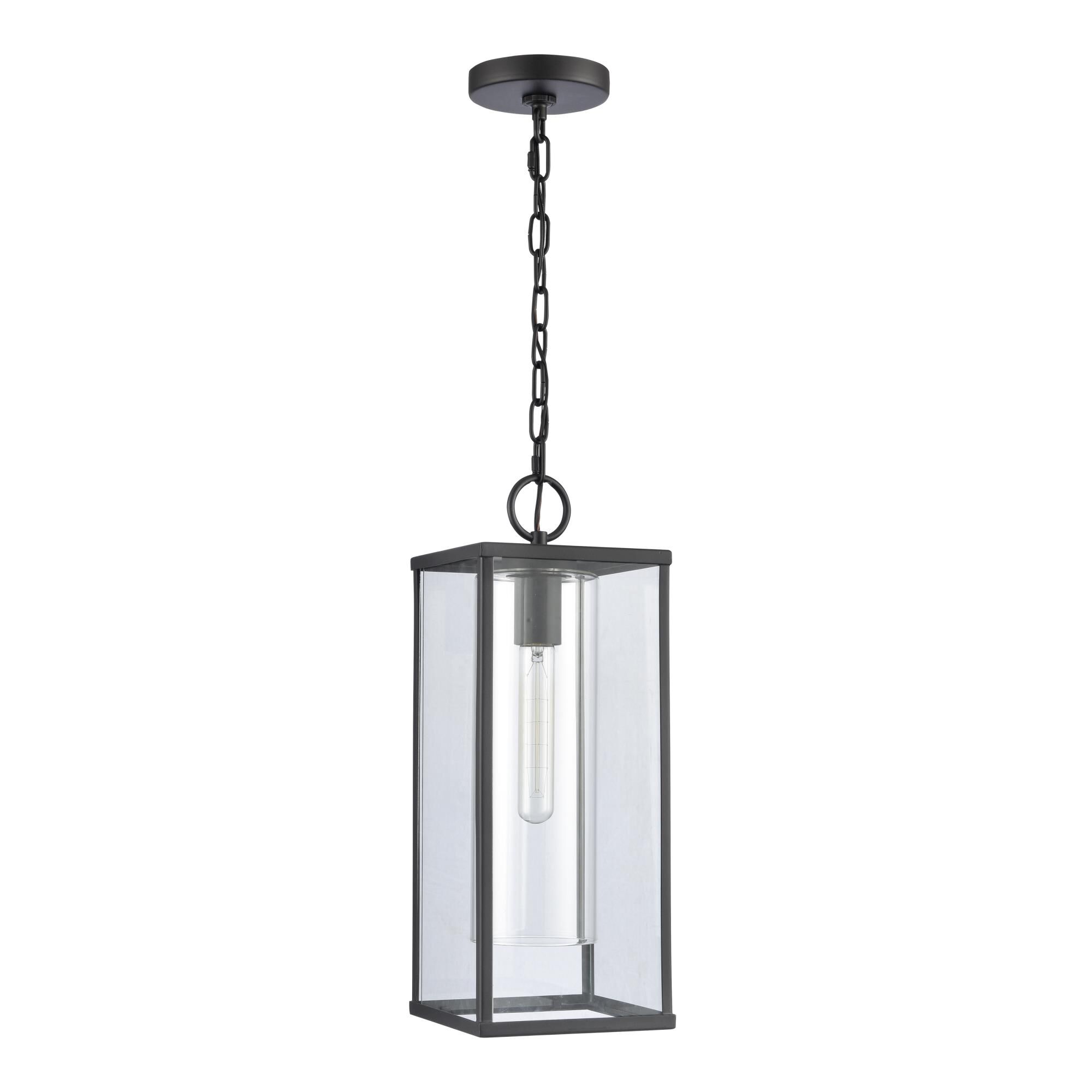 ELK Lighting Augusta 19 Inch Tall Outdoor Hanging Lantern