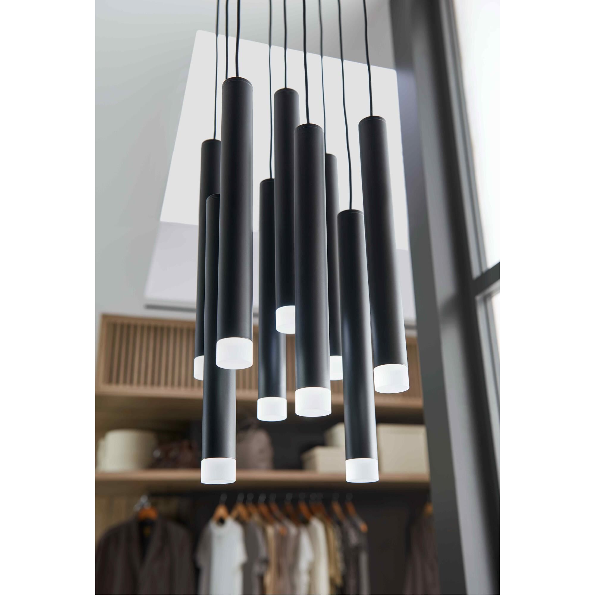 Harmony 8 Inch 9 Light LED Multi Light Pendant by Fredrick Ramond