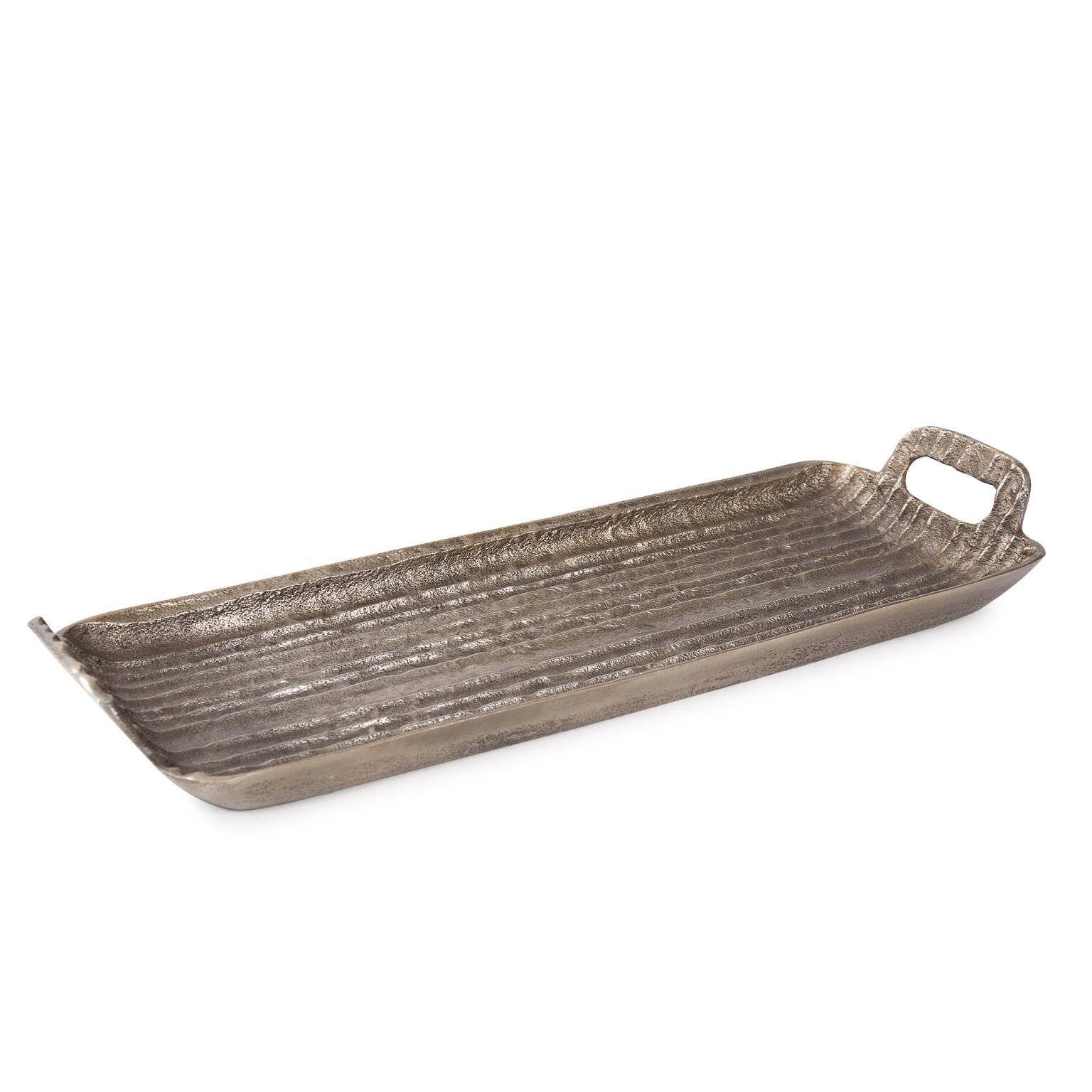 Organic Grooved Tray by Howard Elliott Collection