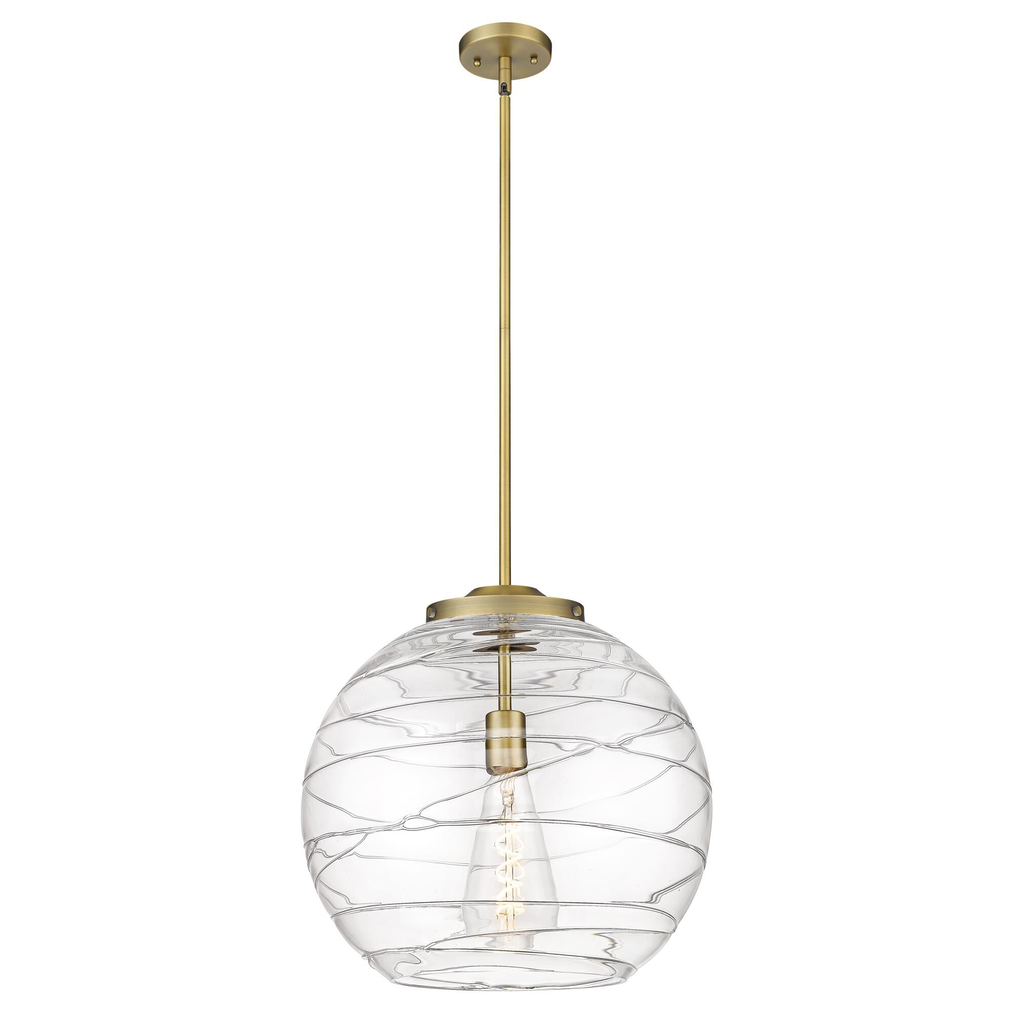 Bruno Marashlian Athens Deco Swirl 16 Inch Large Pendant by Innovations Lighting