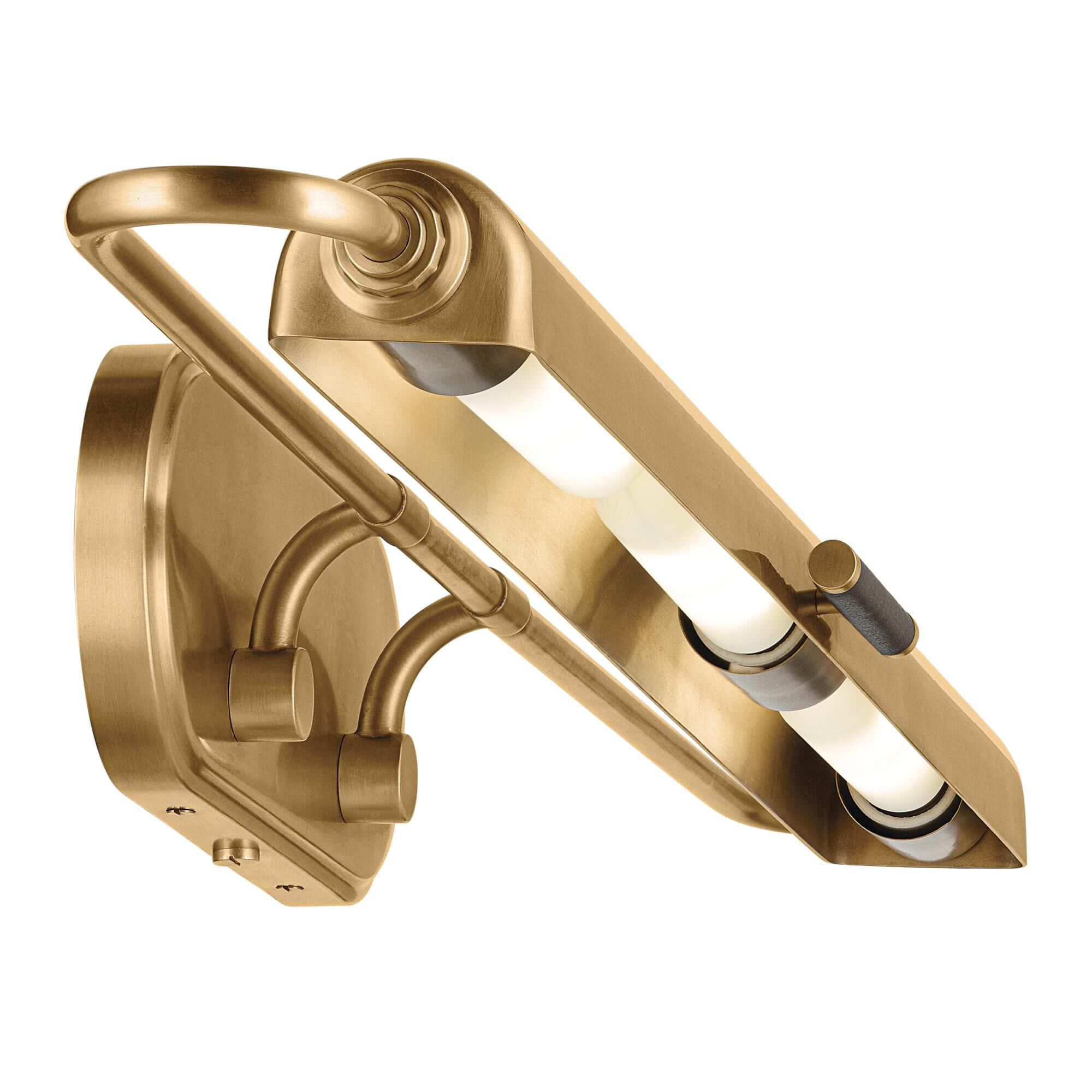 Shown in Lacquered Brass finish and Metal shade