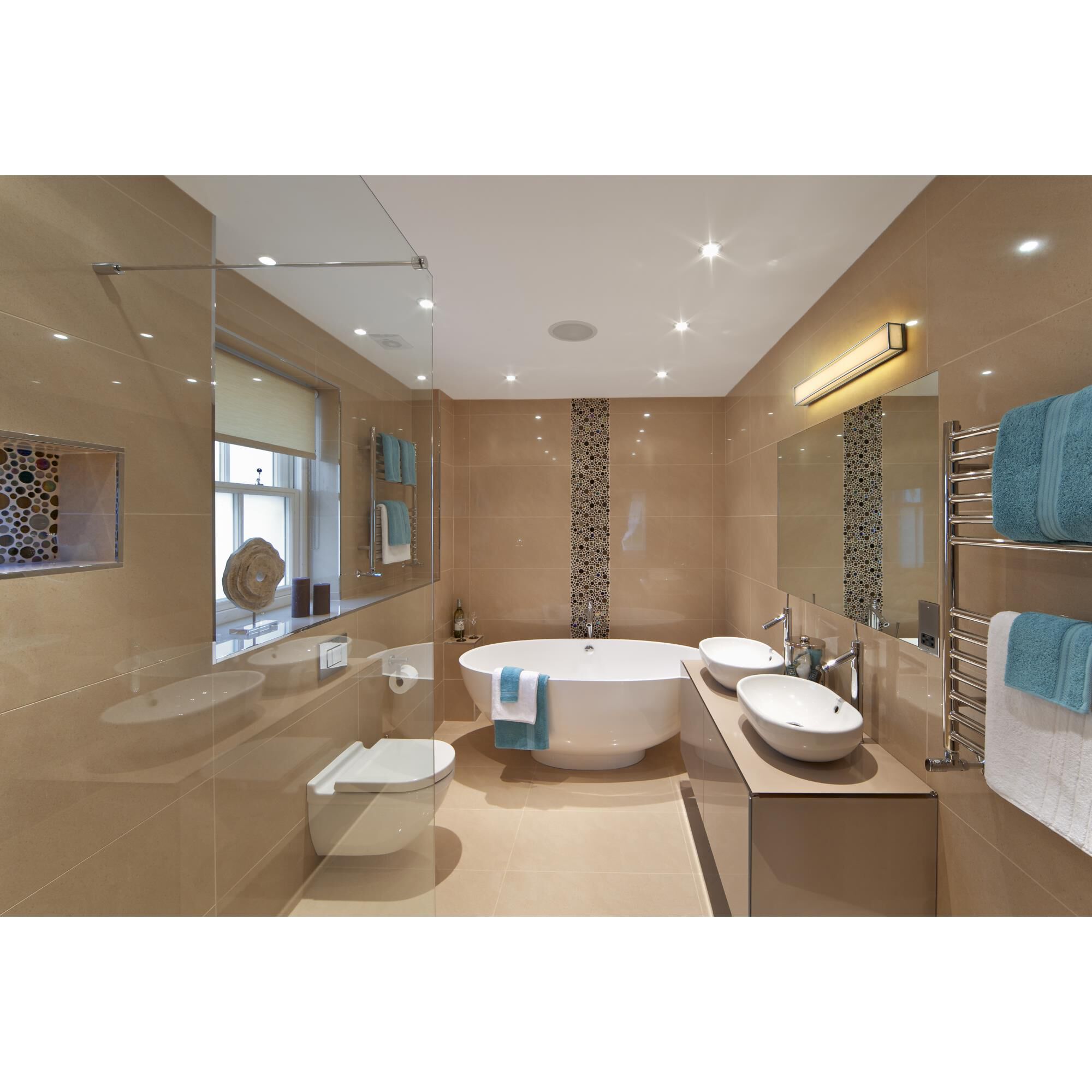 Shown in Chrome finish and Acrylic glass and Acrylic shade