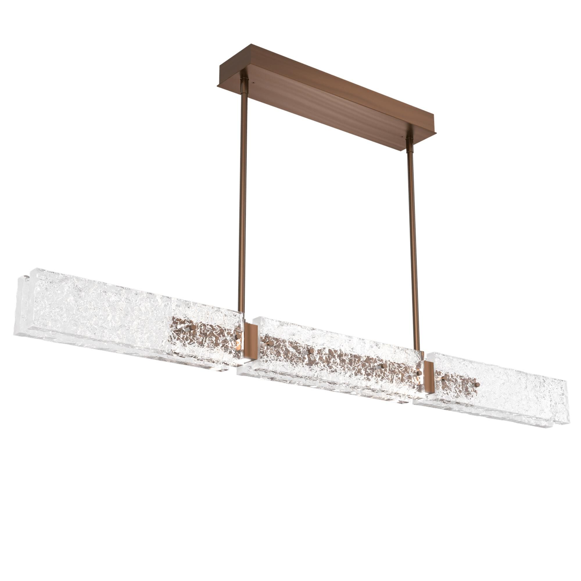 Levi Wilson Glacier 50 Inch 12 Light LED Linear Suspension Light by Hammerton Studio