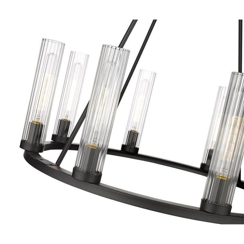 Beau 33 Inch 8 Light Chandelier by Z-Lite