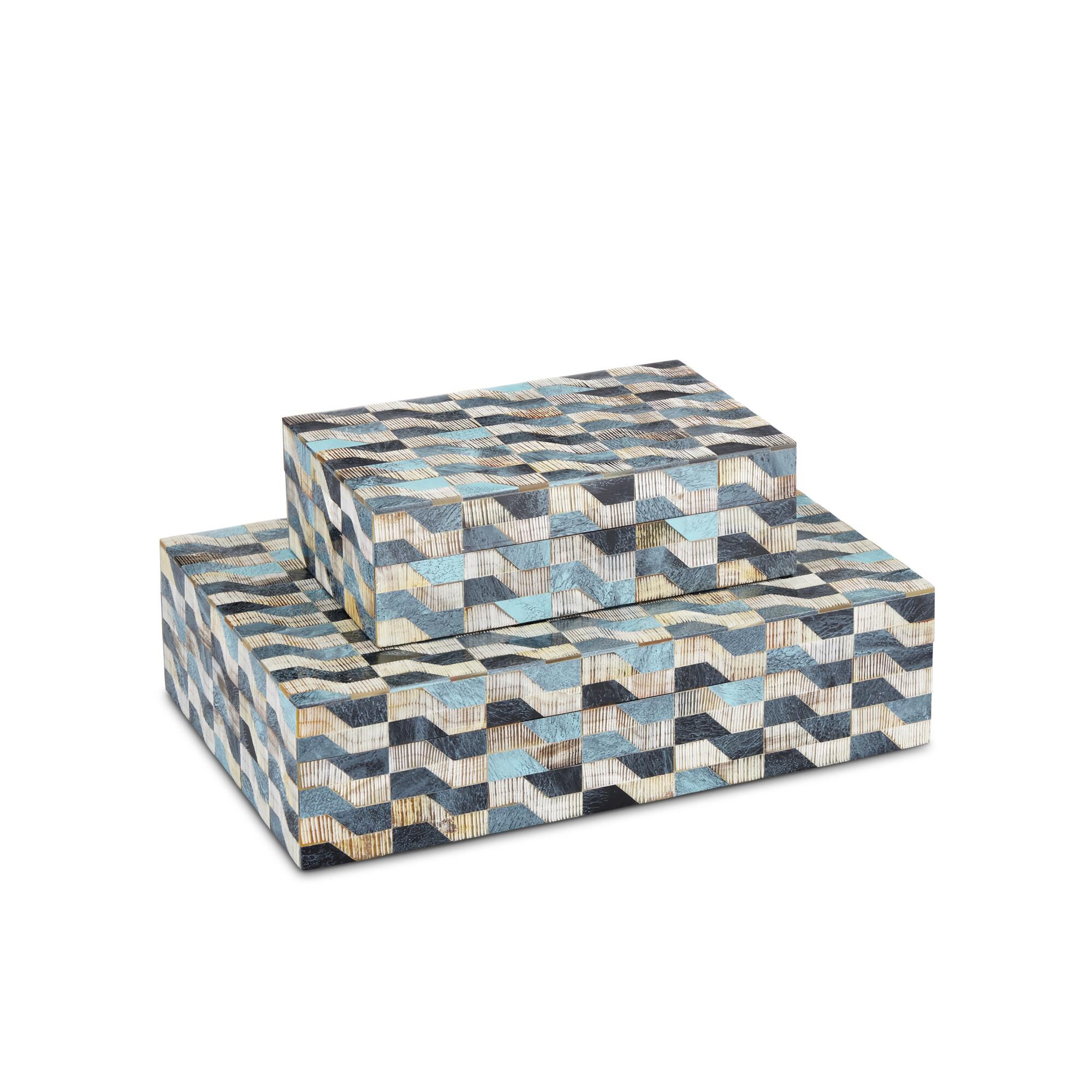 Shown in Blue, Natural and Linen finish