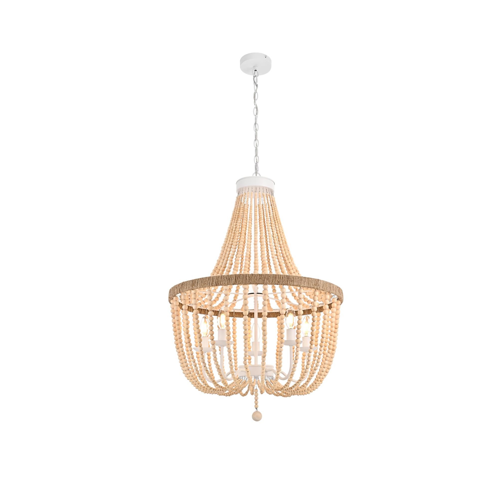 Jolie 24 Inch Large Pendant by Elegant Lighting