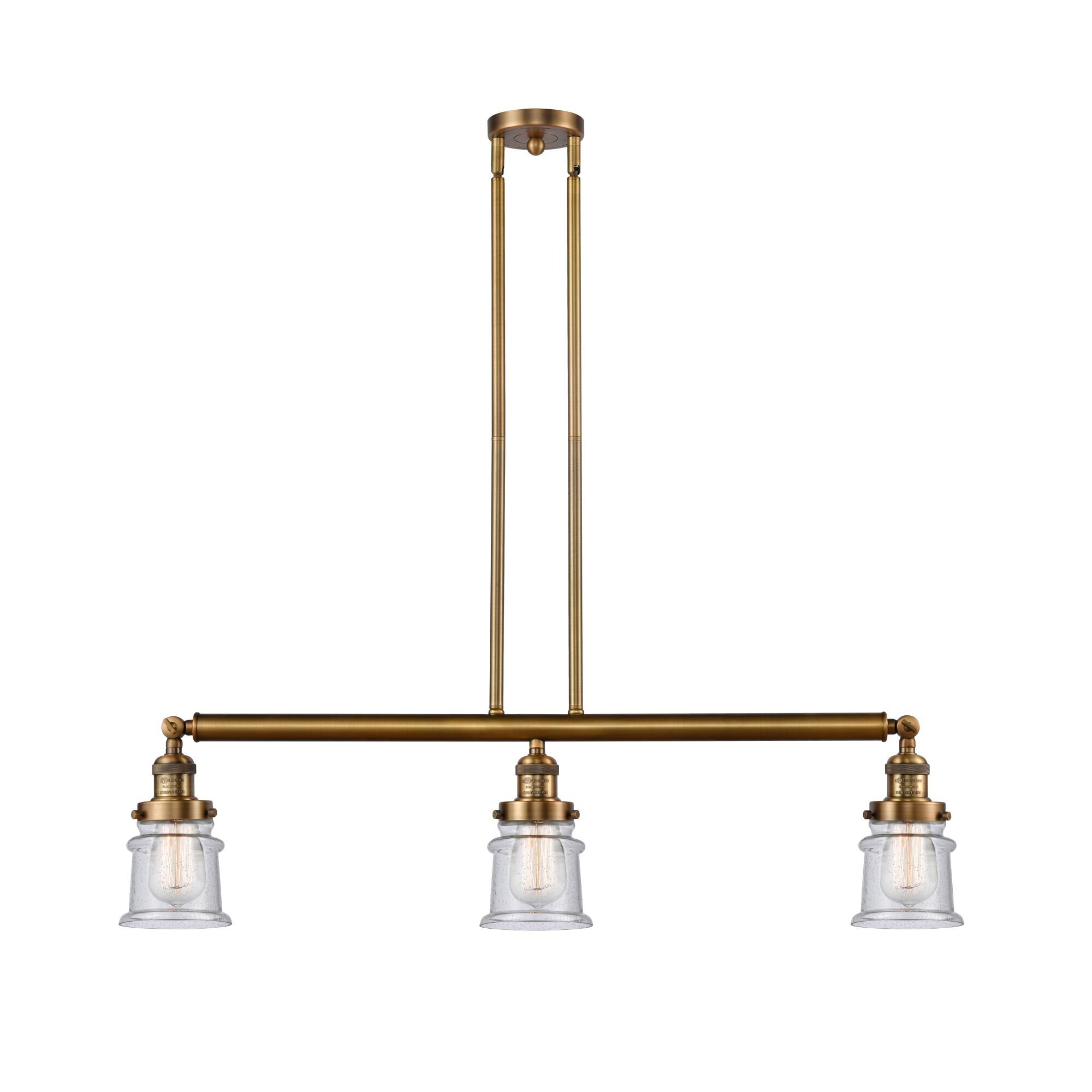 Bruno Marashlian Small Canton 38 Inch 3 Light Linear Suspension Light by Innovations Lighting