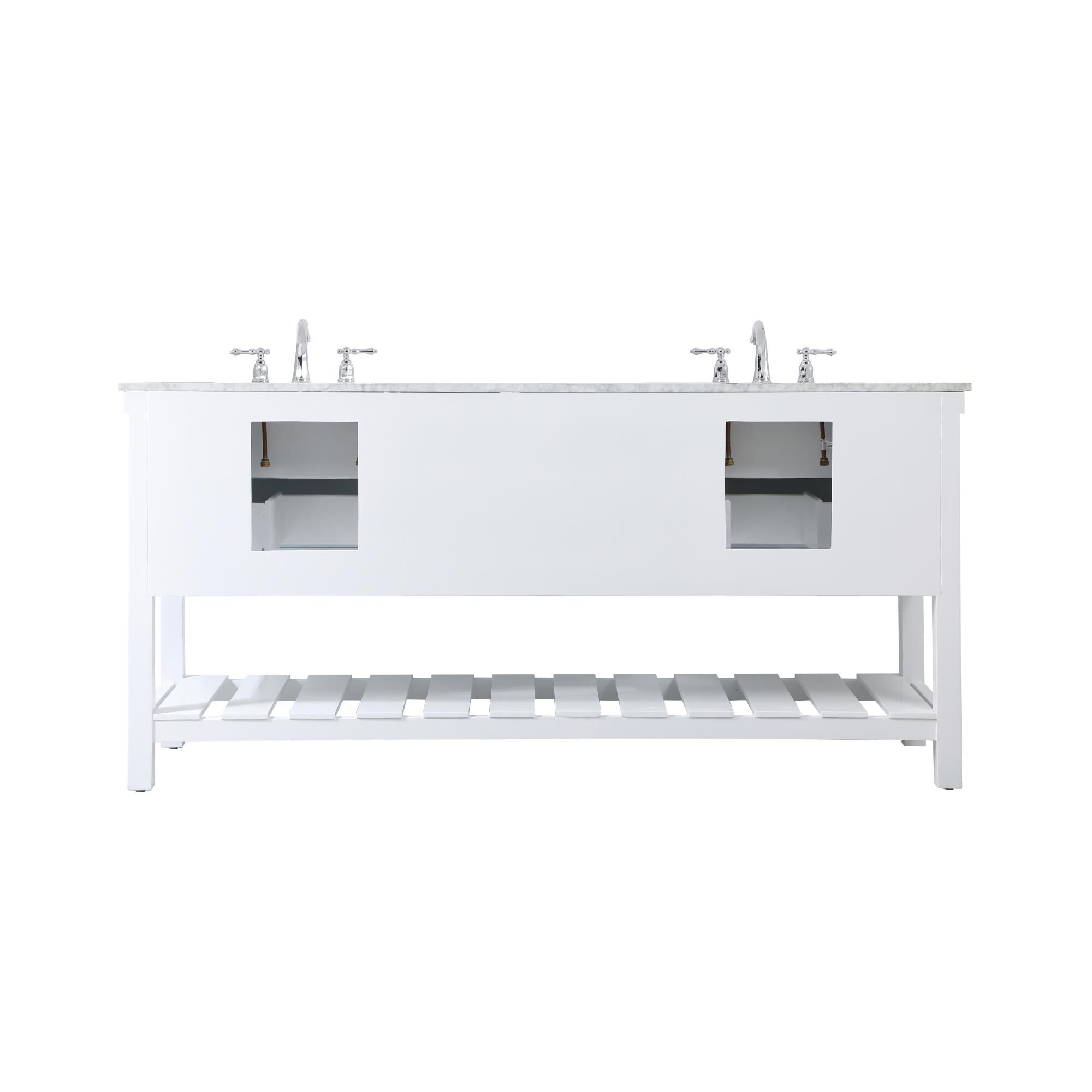 Shown in White finish