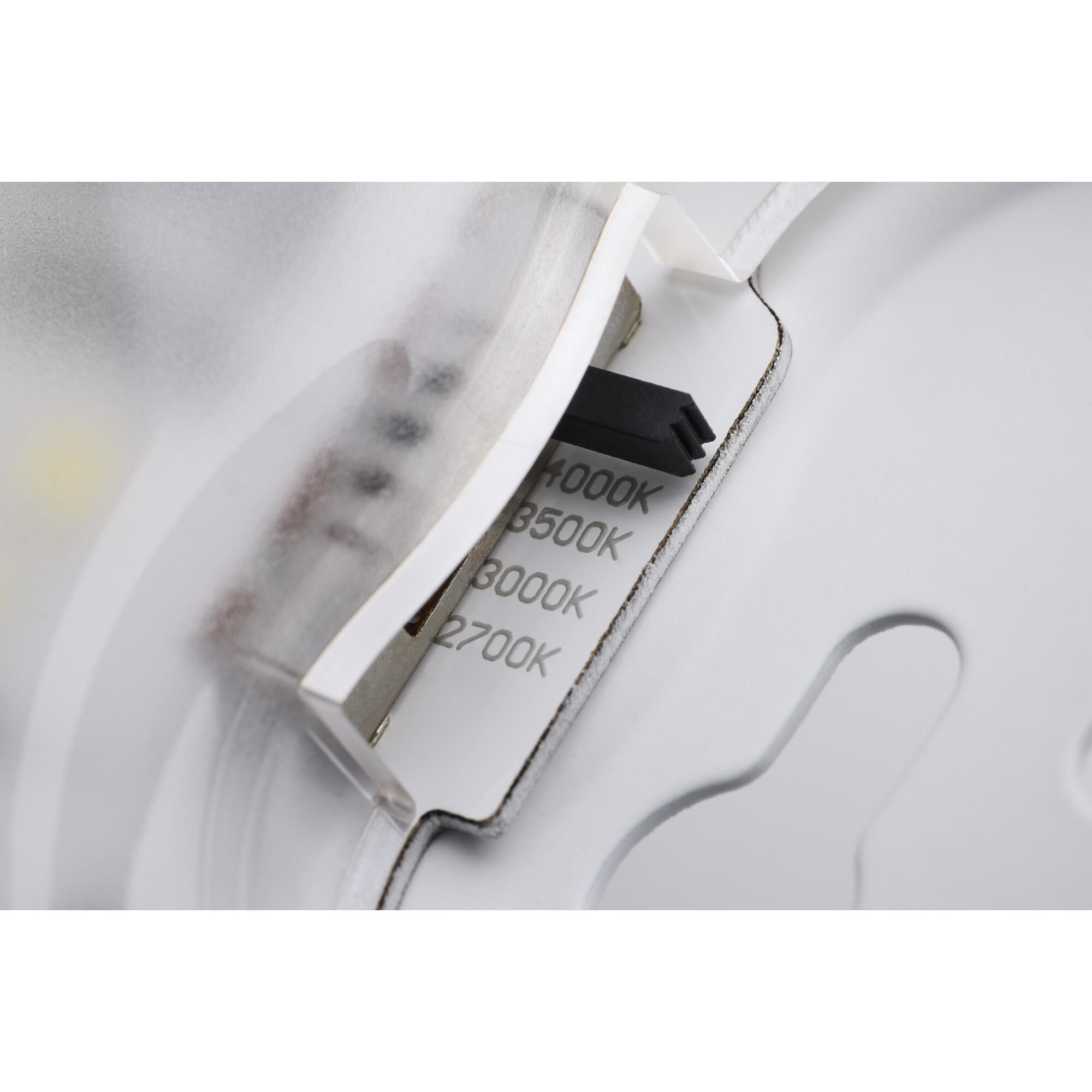 Shown in White finish