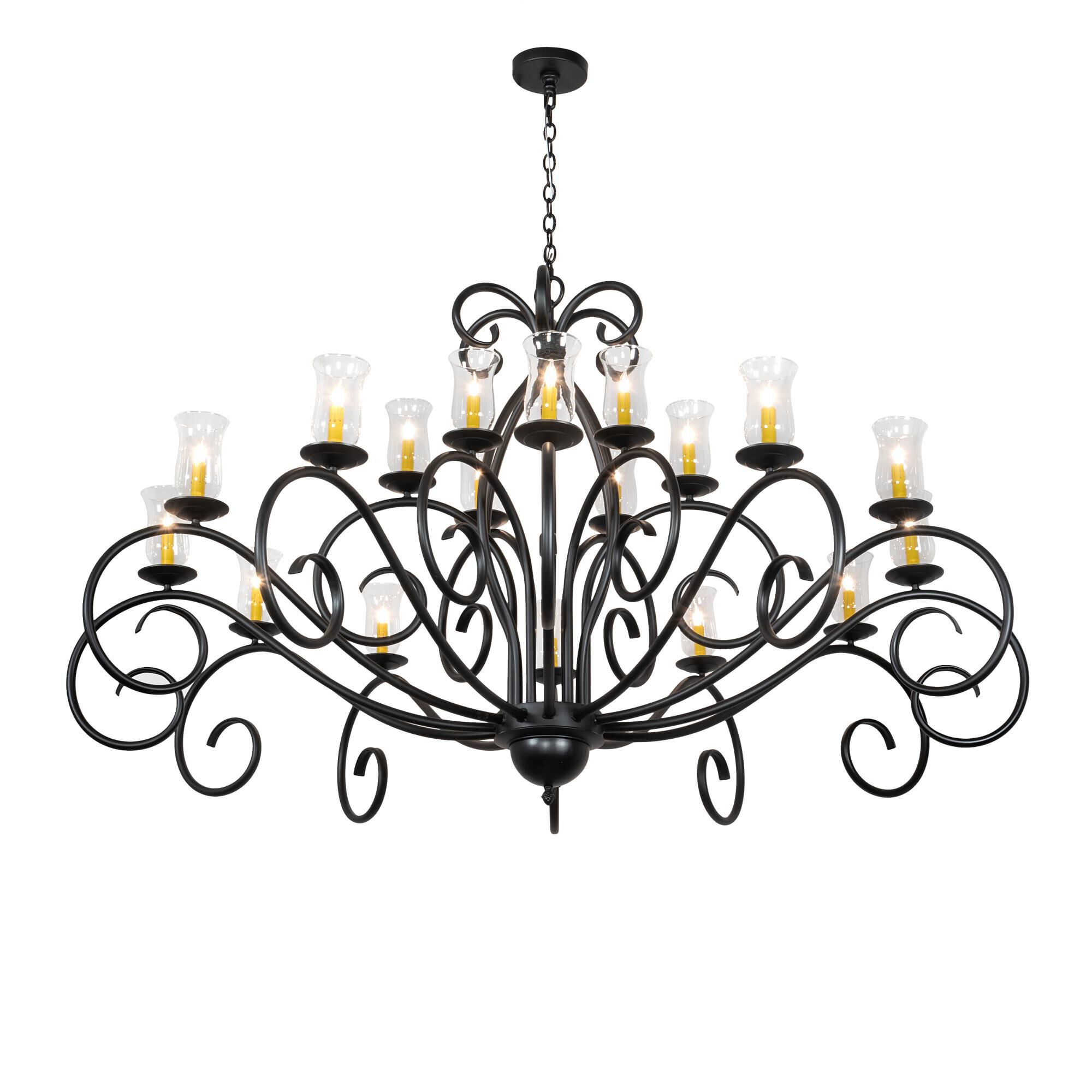 Sienna 72 Inch 8 Light Chandelier by Meyda Lighting