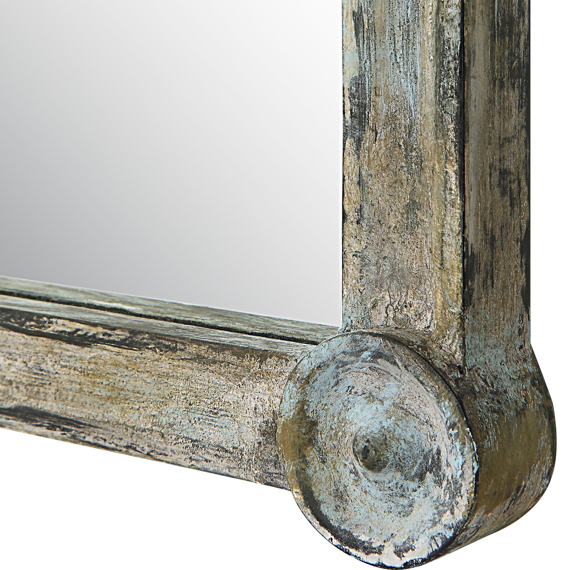 Shown in This Dressing Mirror Showcases A Traditional Design With Channeled Frame And Medallion Accents Featu finish