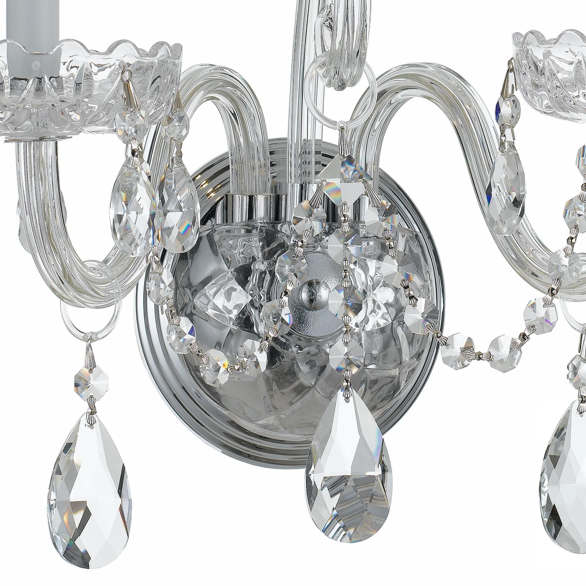 Shown in Polished Chrome finish and Swarovski Strass Crystal crystal
