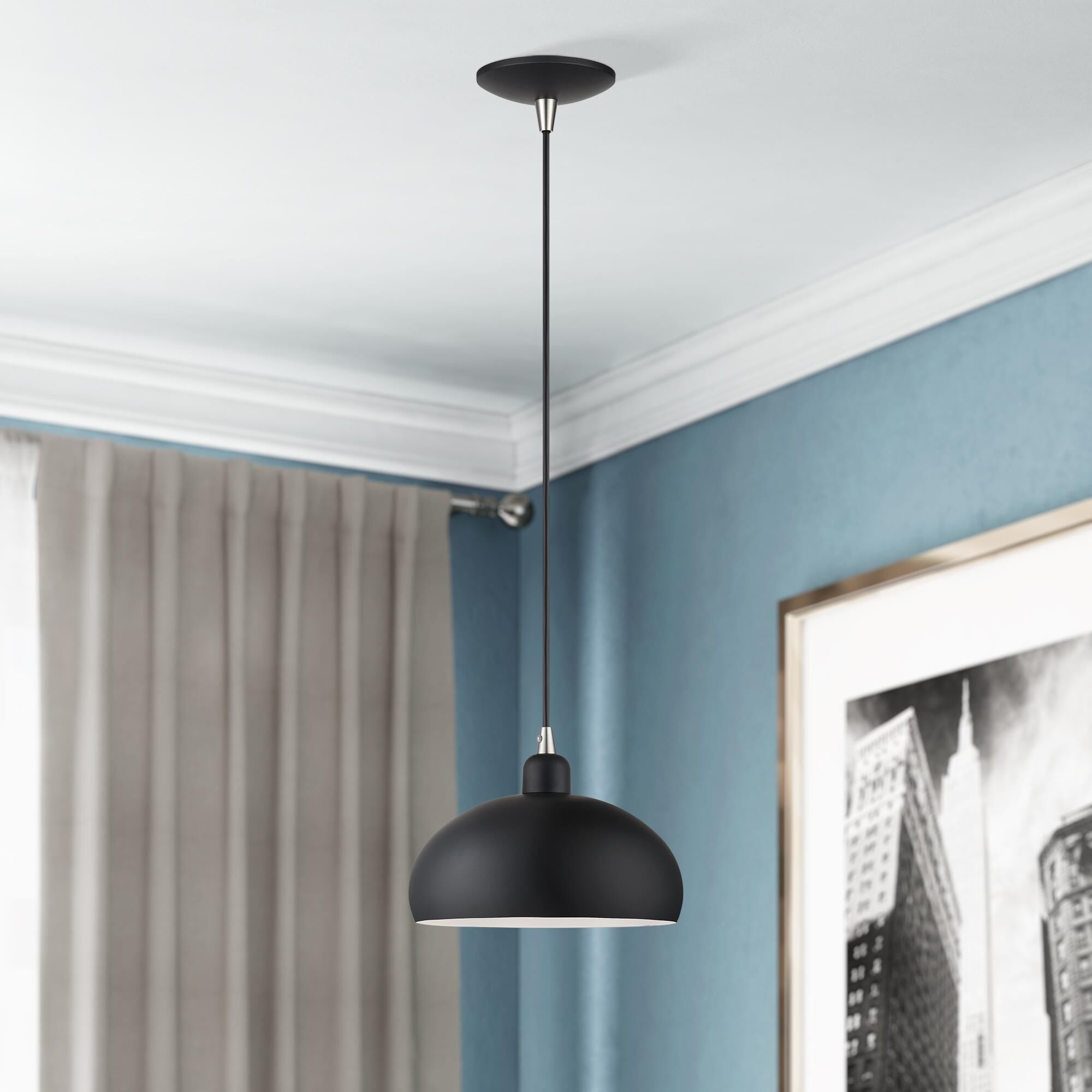 Domma 10 Inch Mini Pendant by Livex Lighting