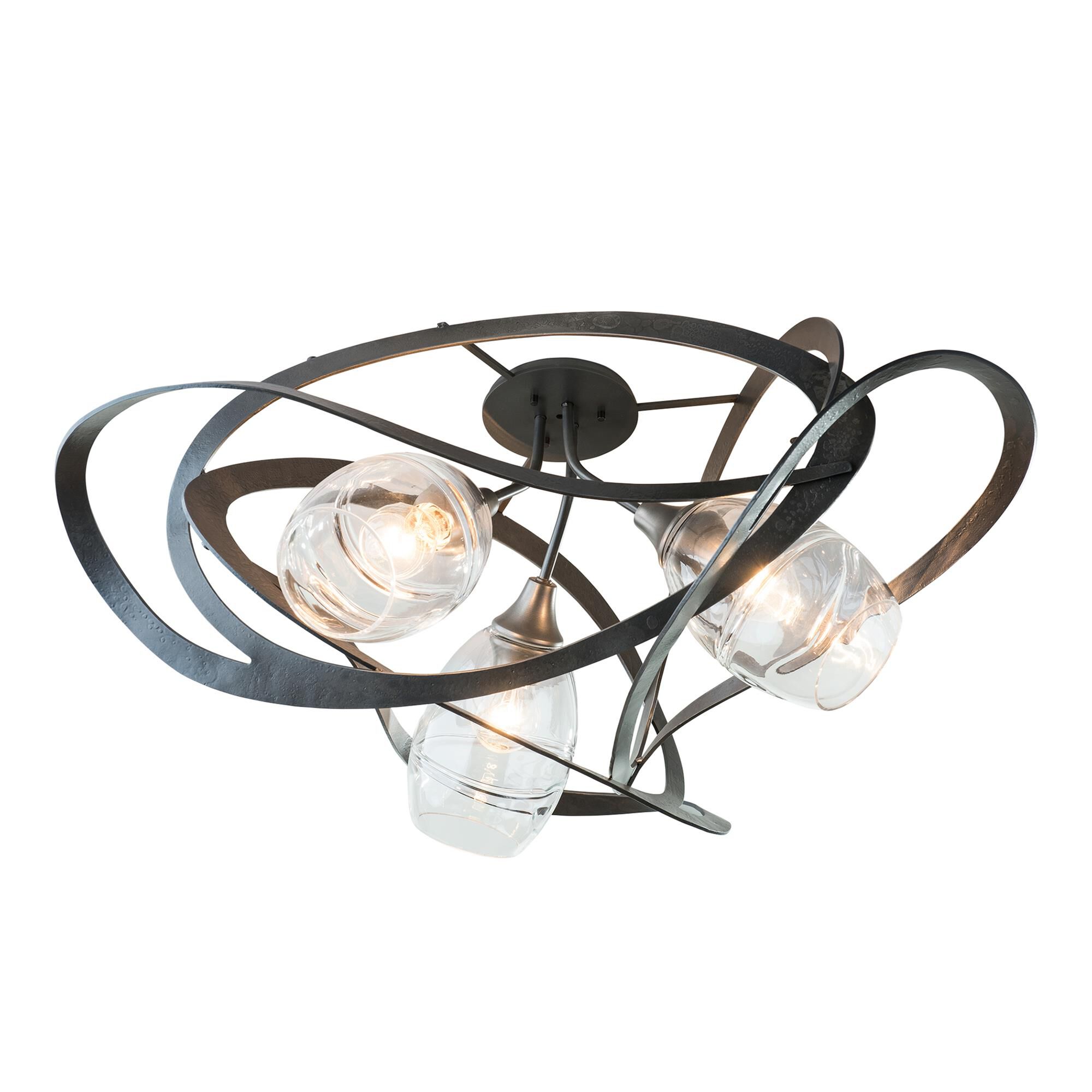 Shown in Dark Smoke finish and Clear  glass