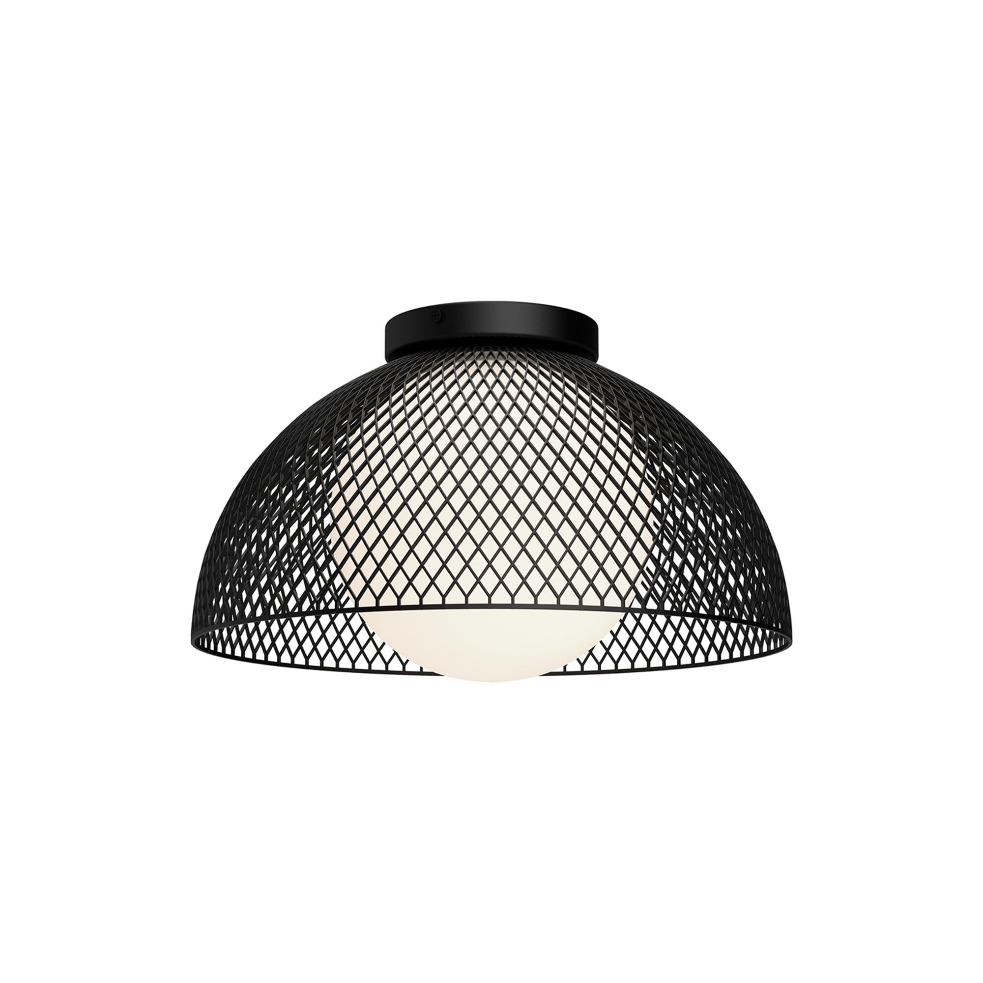 Shown in Matte Black finish and Opal Matte glass