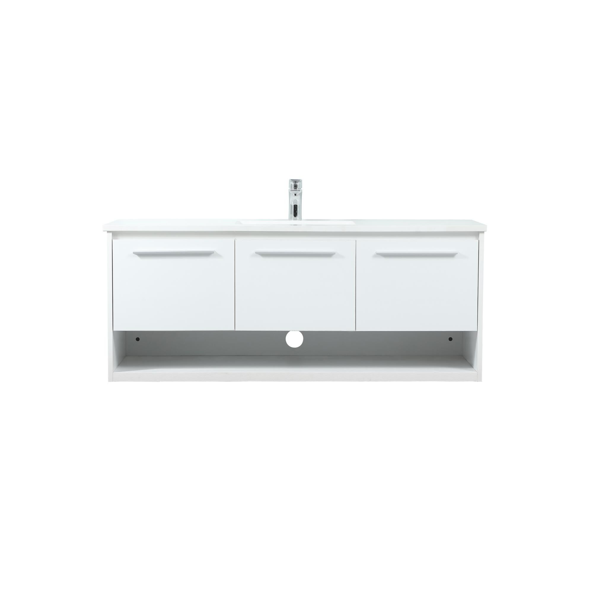 Shown in White finish