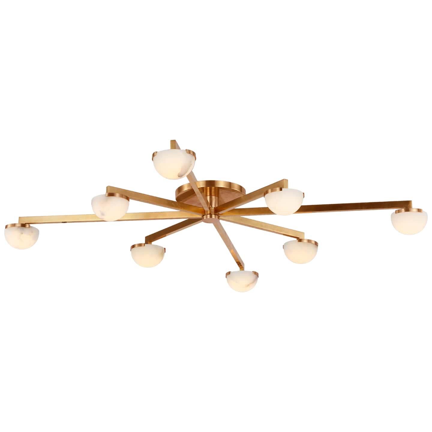 Kelly Wearstler Pedra 48 Inch 8 Light LED Flush Mount by Visual Comfort Signature Collection