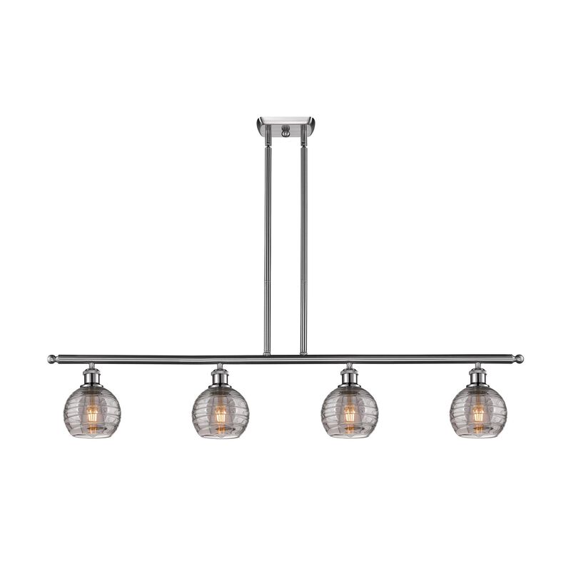 Bruno Marashlian Athens Deco Swirl 48 Inch Linear Suspension Light by Innovations Lighting