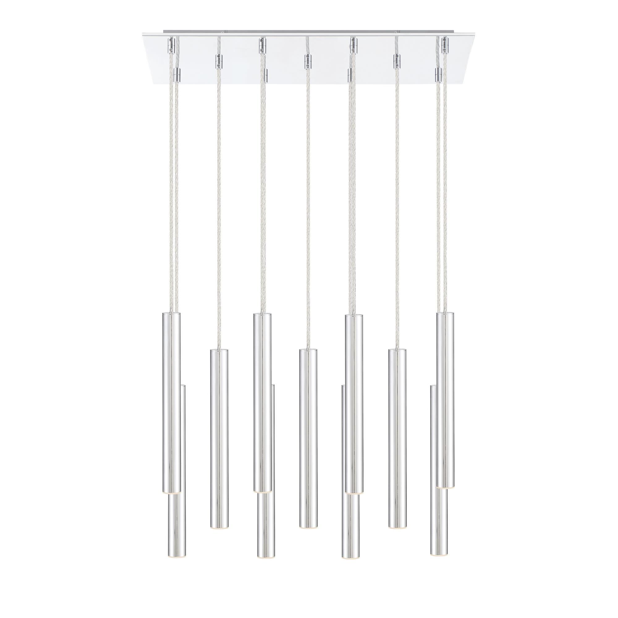 Forest 24 Inch 11 Light LED Linear Suspension Light by Z-Lite