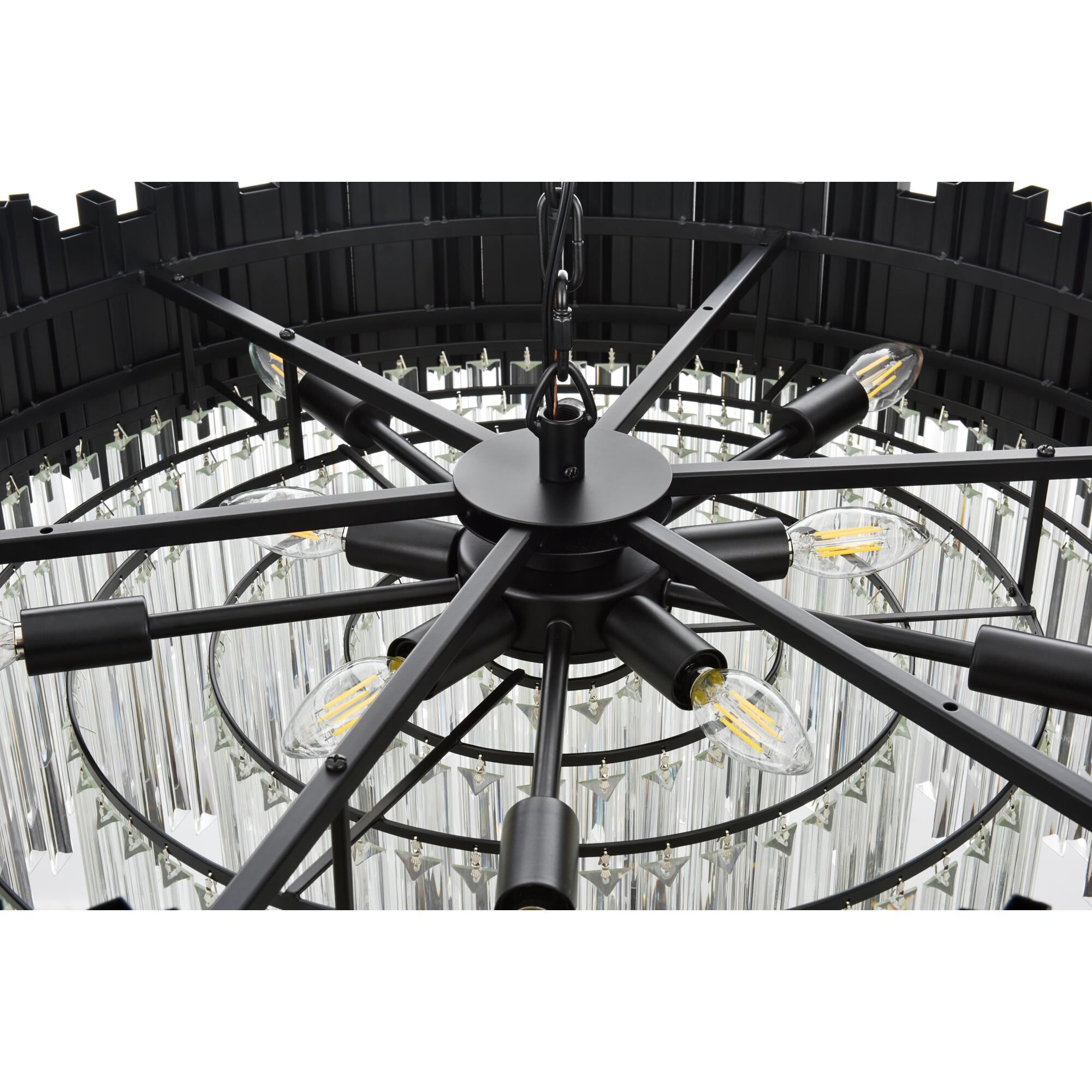 Willow 32 Inch Chandelier by Elegant Lighting