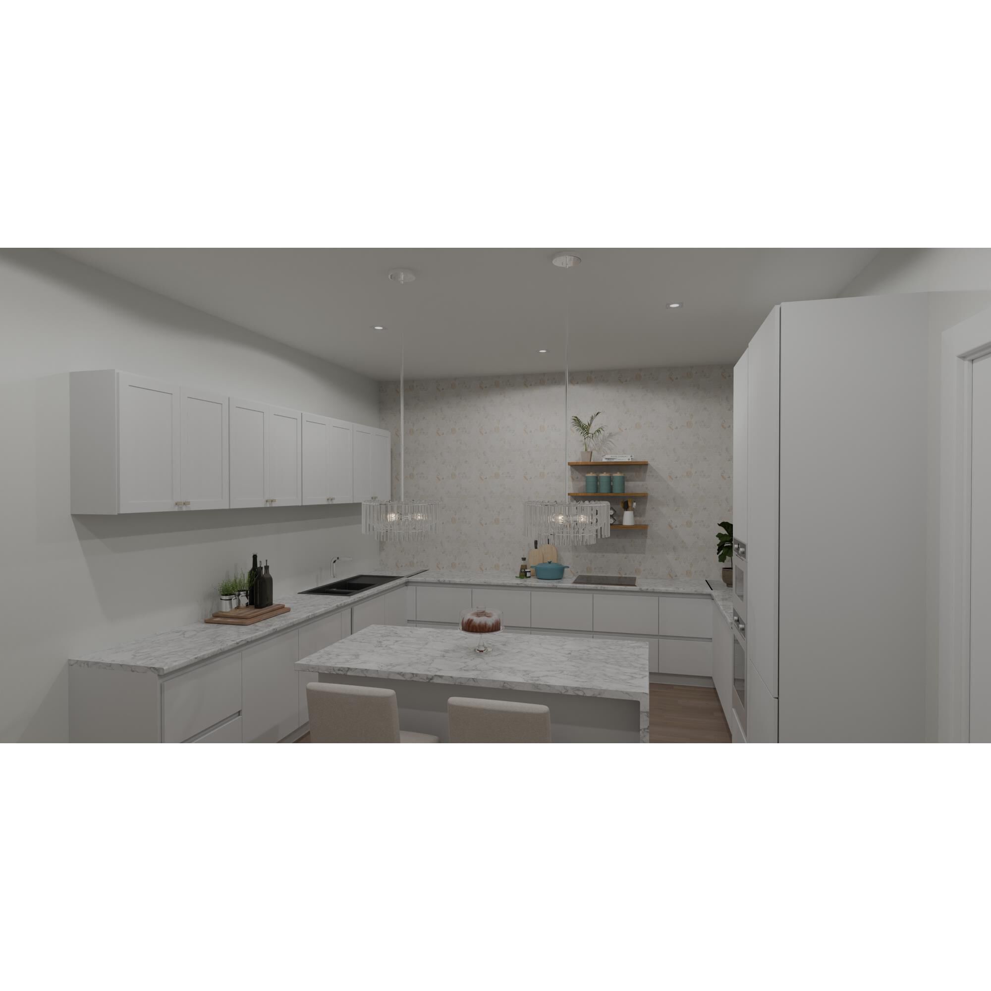 Tayshia 18 Inch 3 Light Large Pendant by Quoizel